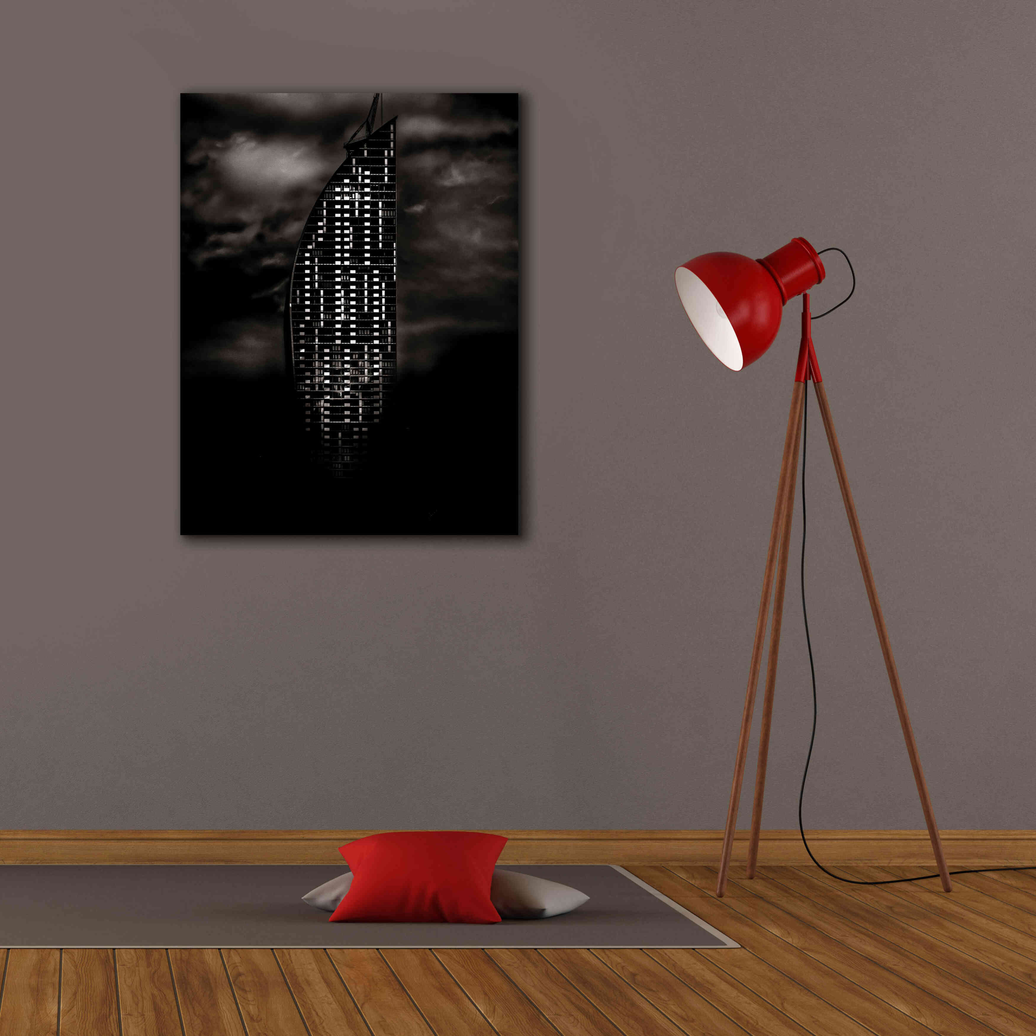 'L Tower No 3' by Brian Carson, Giclee Canvas Wall Art,26 x 34