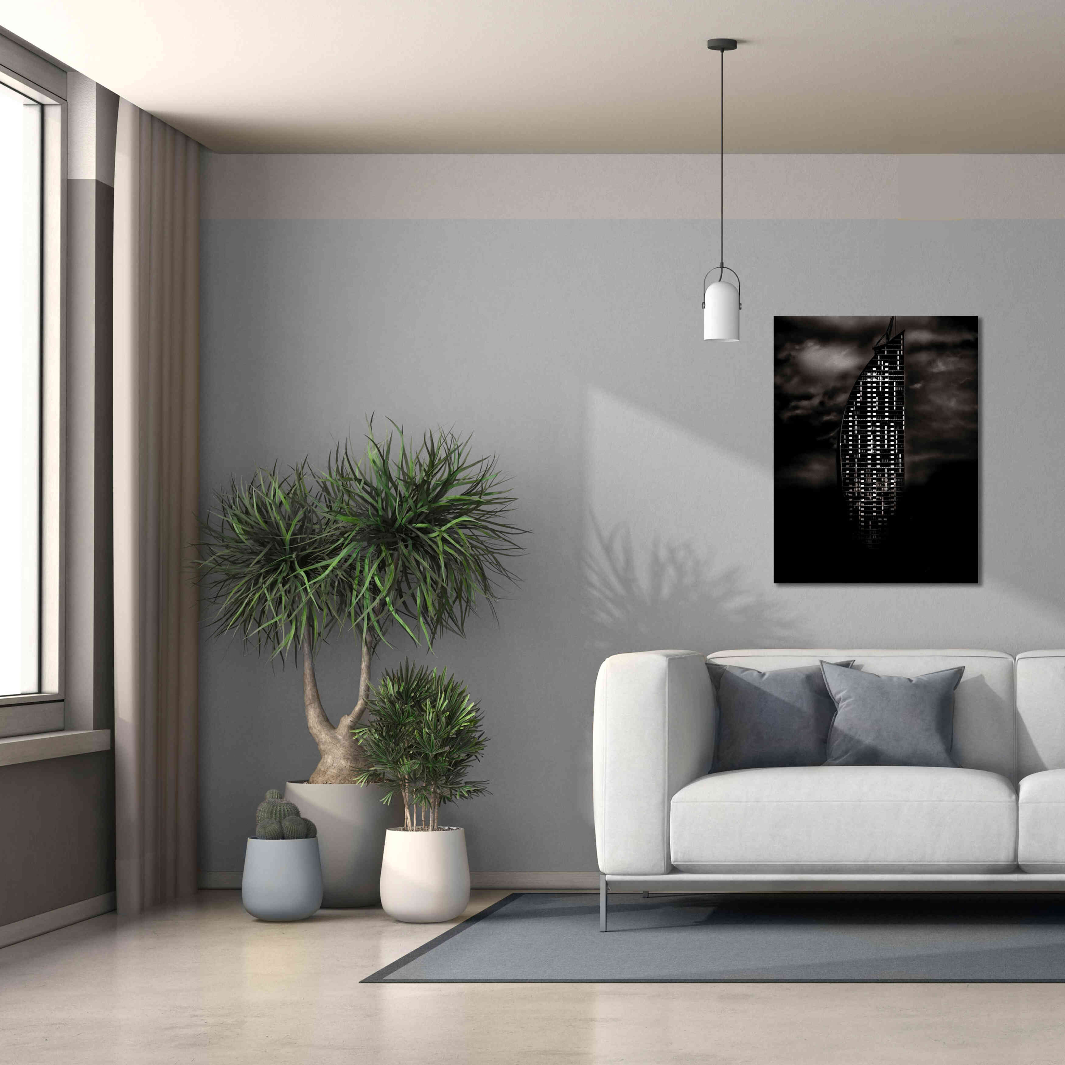 'L Tower No 3' by Brian Carson, Giclee Canvas Wall Art,26 x 34