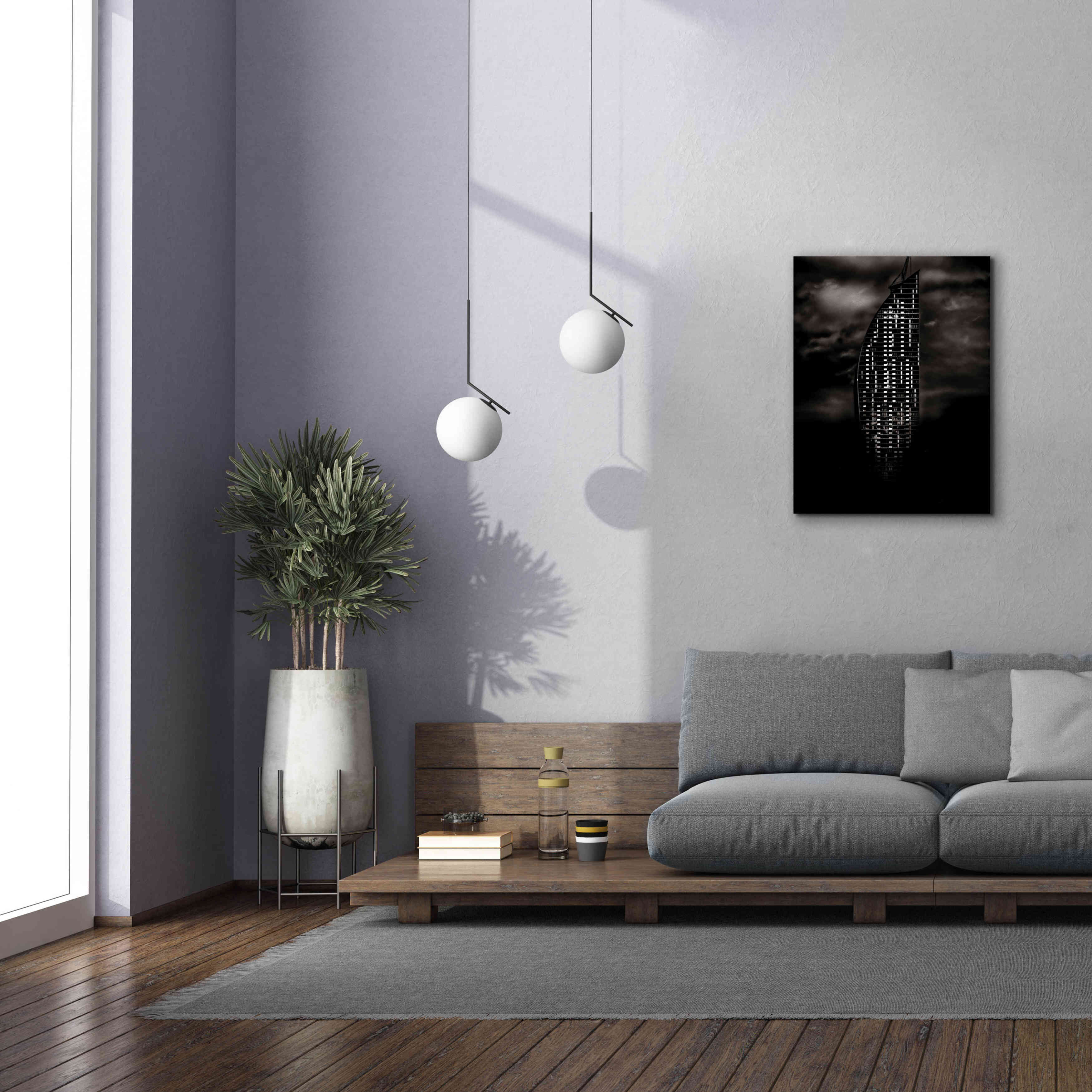 'L Tower No 3' by Brian Carson, Giclee Canvas Wall Art,26 x 34