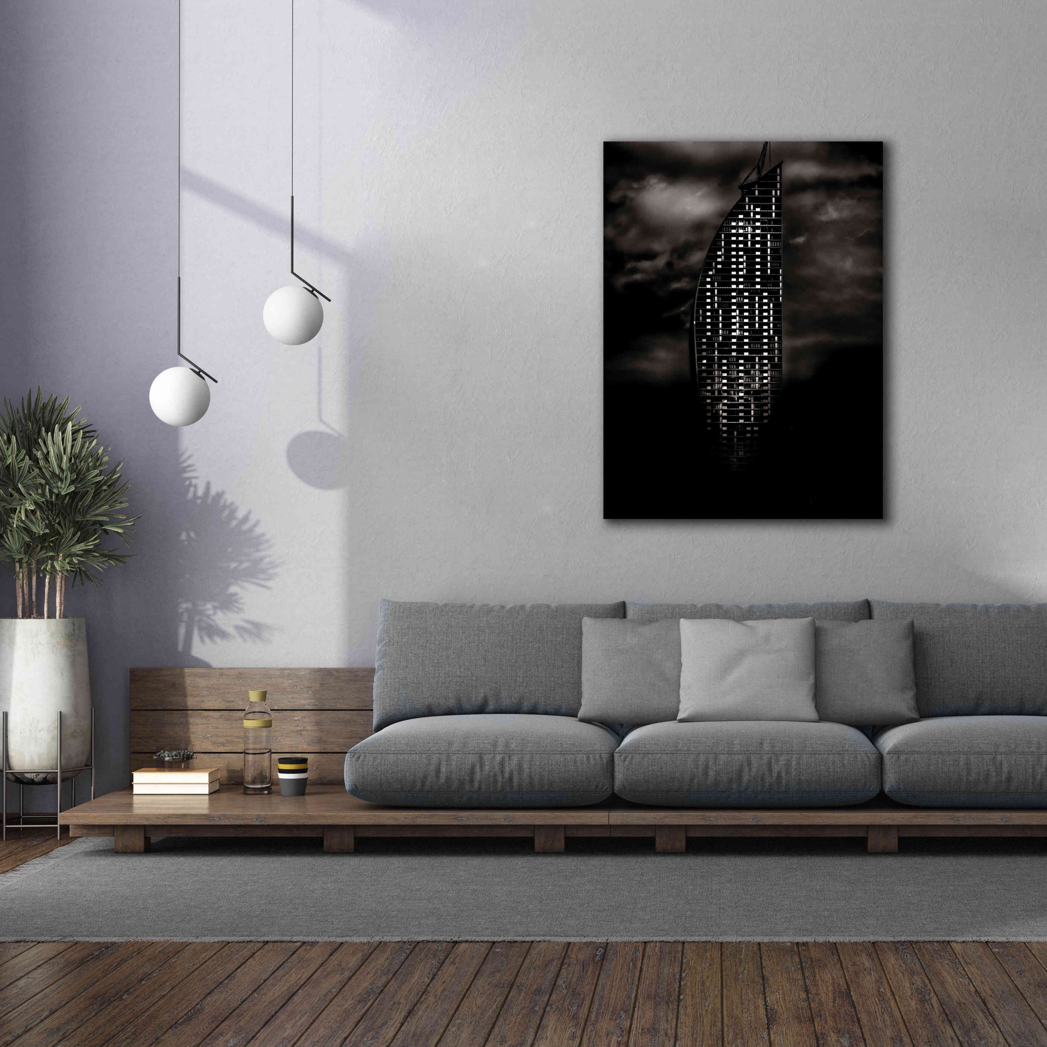 'L Tower No 3' by Brian Carson, Giclee Canvas Wall Art,40 x 54