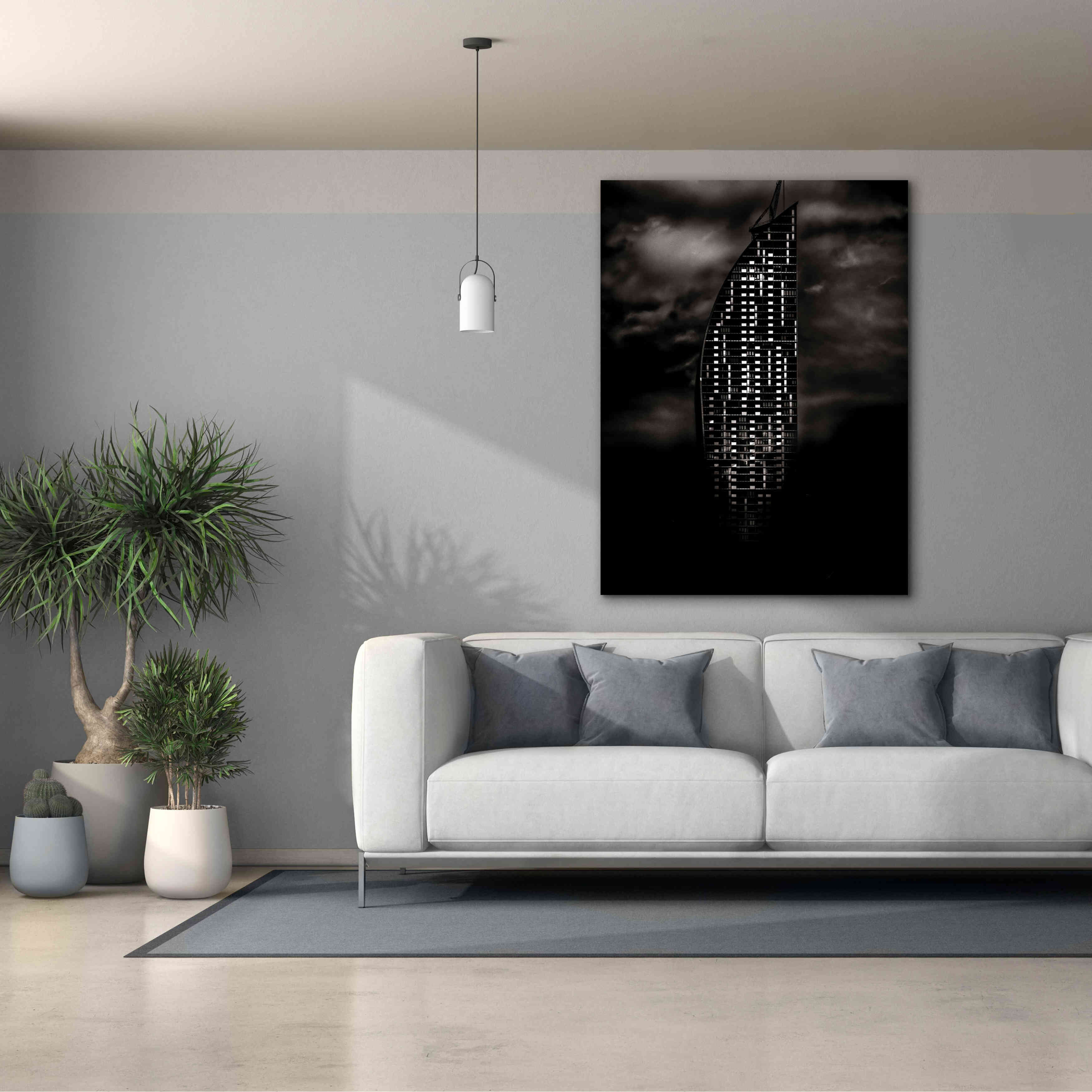 'L Tower No 3' by Brian Carson, Giclee Canvas Wall Art,40 x 54