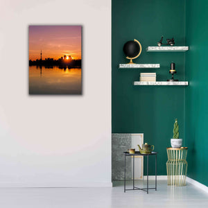 'Leslie Street Spit Toronto Canada Sunset' by Brian Carson, Giclee Canvas Wall Art,26 x 34
