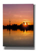 'Leslie Street Spit Toronto Canada Sunset' by Brian Carson, Giclee Canvas Wall Art