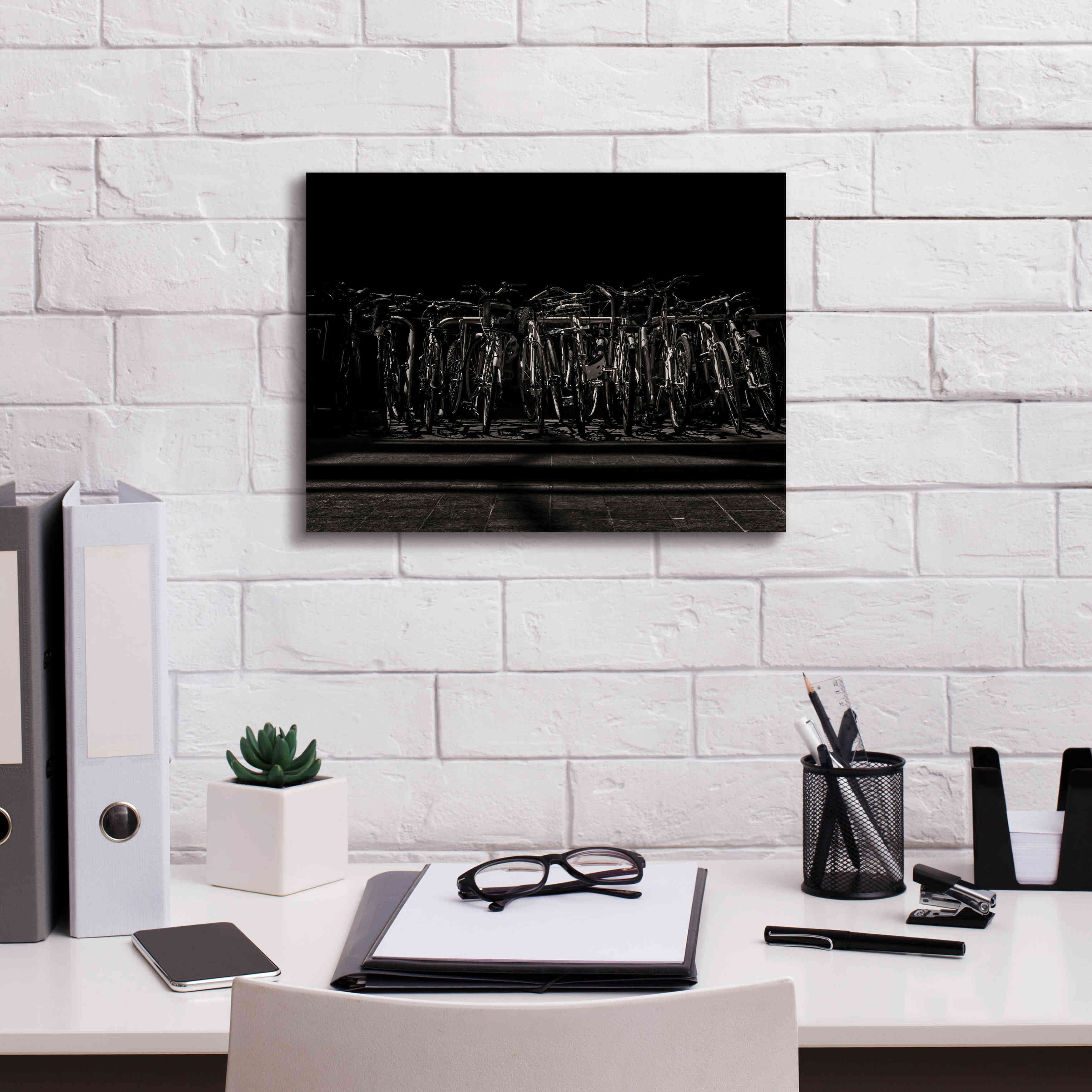 'Morning Commute No 1' by Brian Carson, Giclee Canvas Wall Art,16 x 12