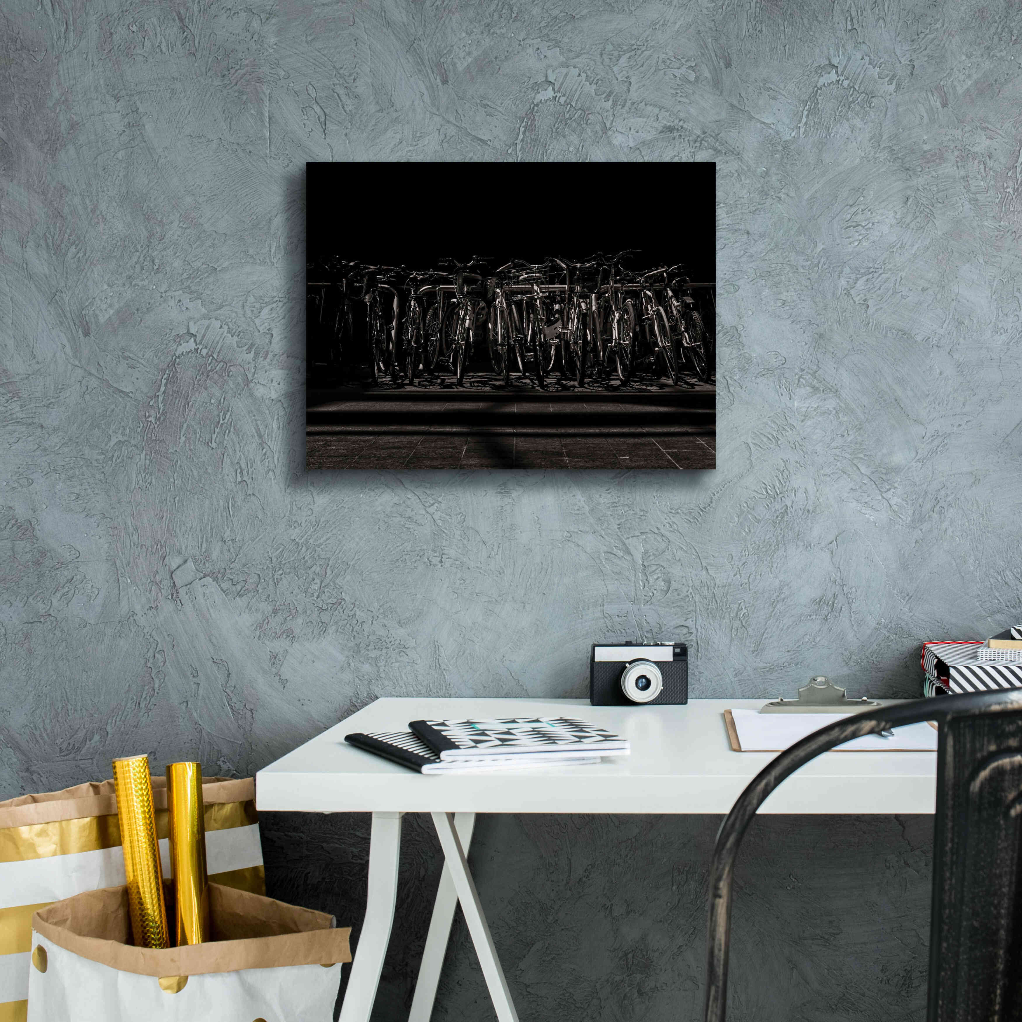 'Morning Commute No 1' by Brian Carson, Giclee Canvas Wall Art,16 x 12