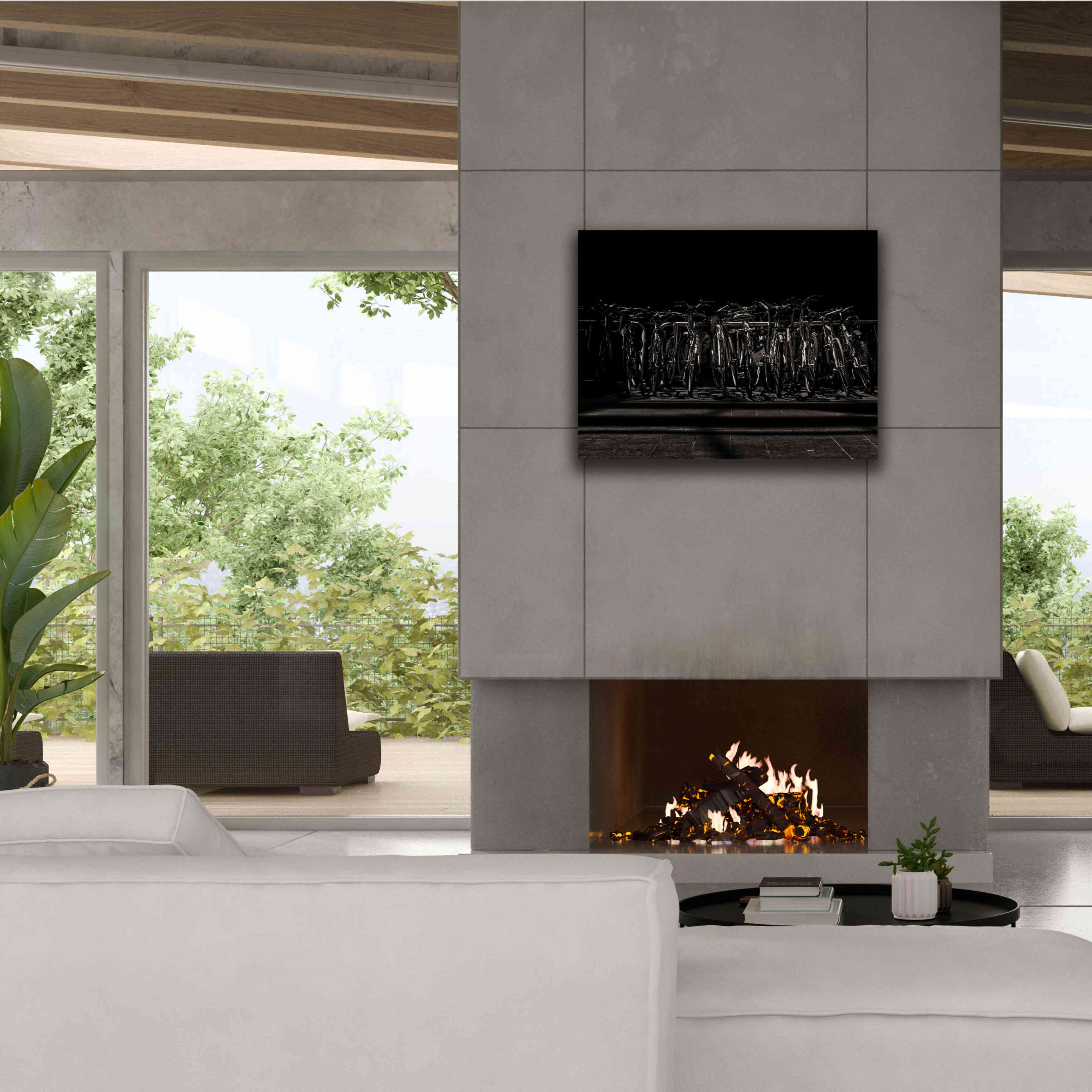 'Morning Commute No 1' by Brian Carson, Giclee Canvas Wall Art,34 x 26