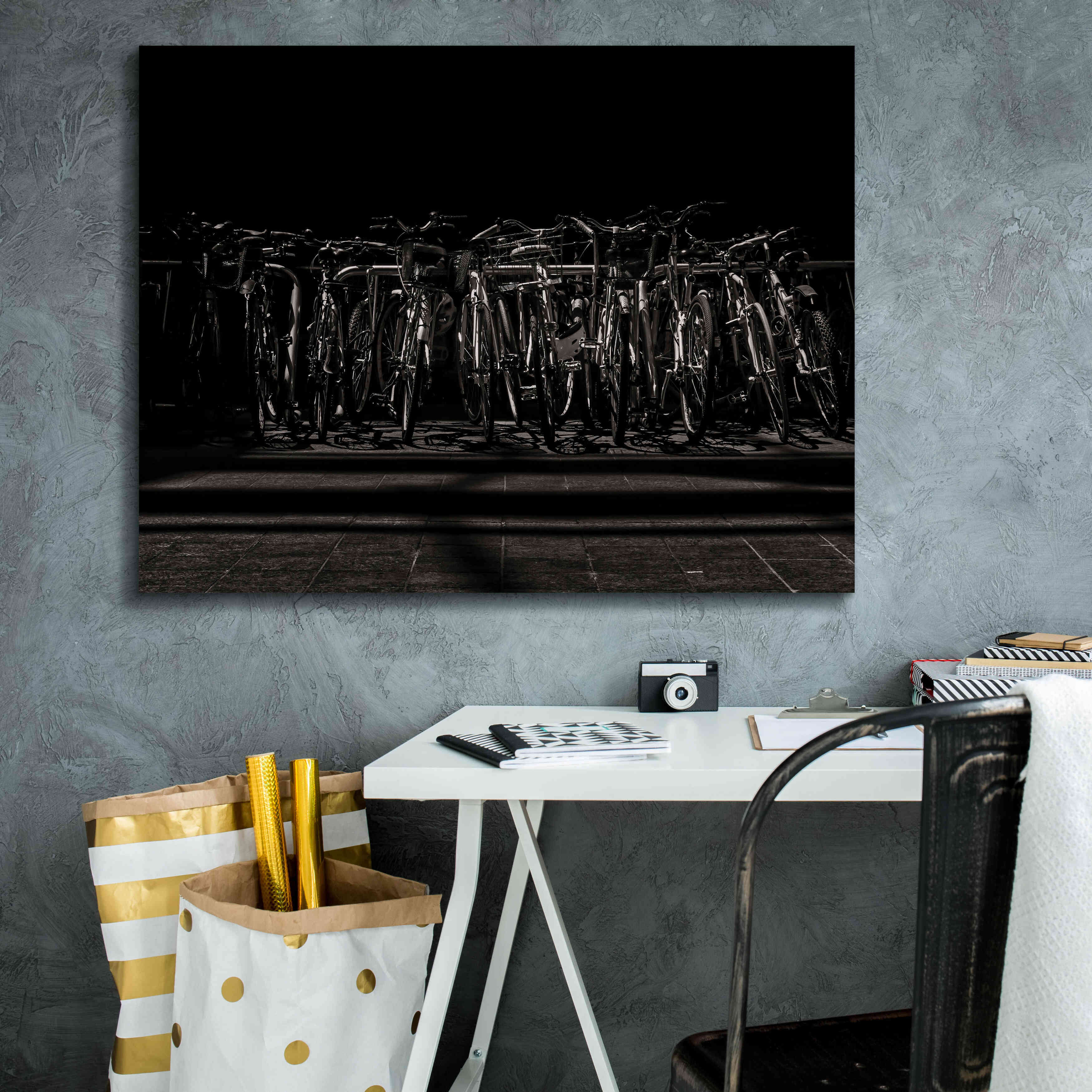 'Morning Commute No 1' by Brian Carson, Giclee Canvas Wall Art,34 x 26