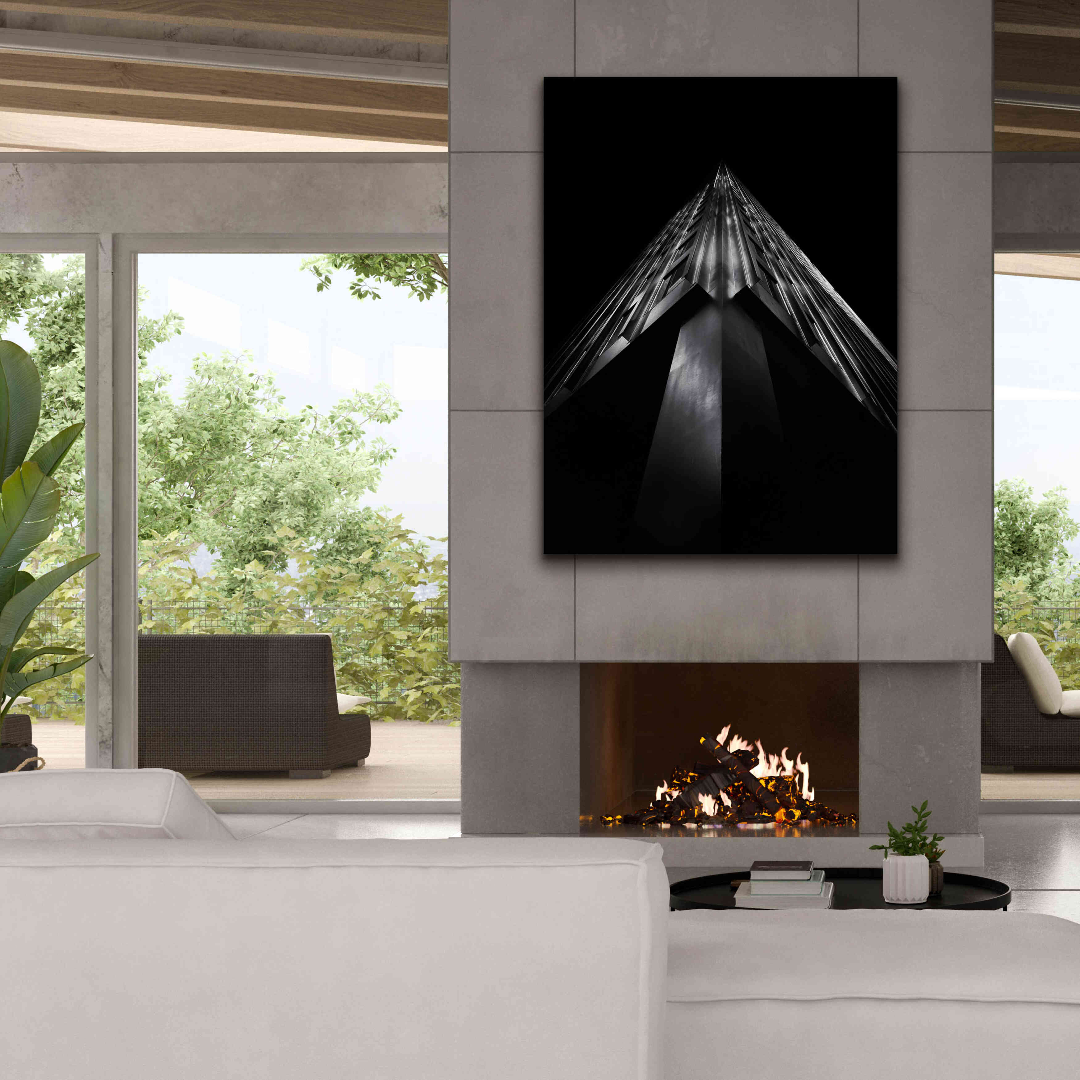 'No 77 King St W 1' by Brian Carson, Giclee Canvas Wall Art,40 x 54