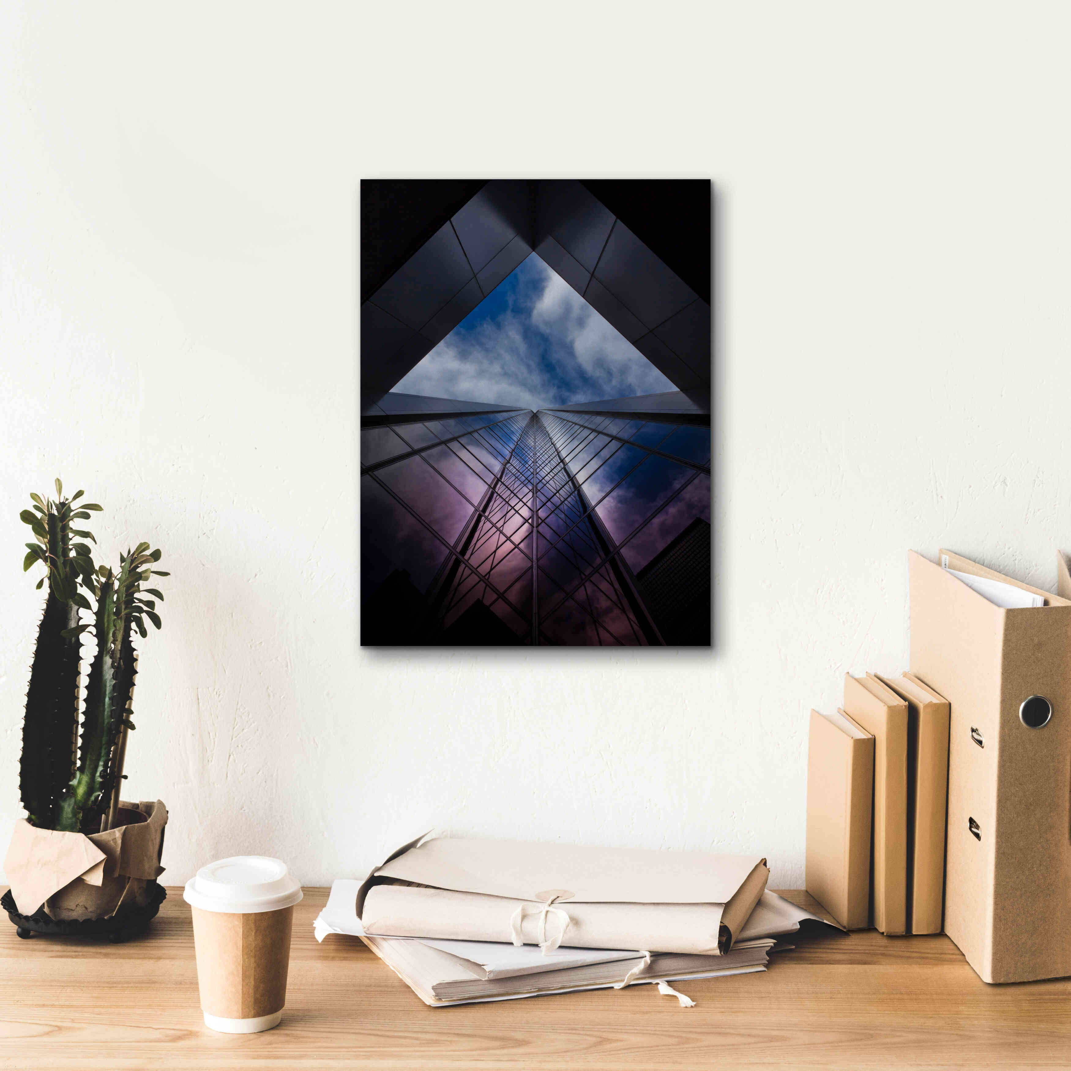 'No 100 King St W 2' by Brian Carson, Giclee Canvas Wall Art,12 x 16