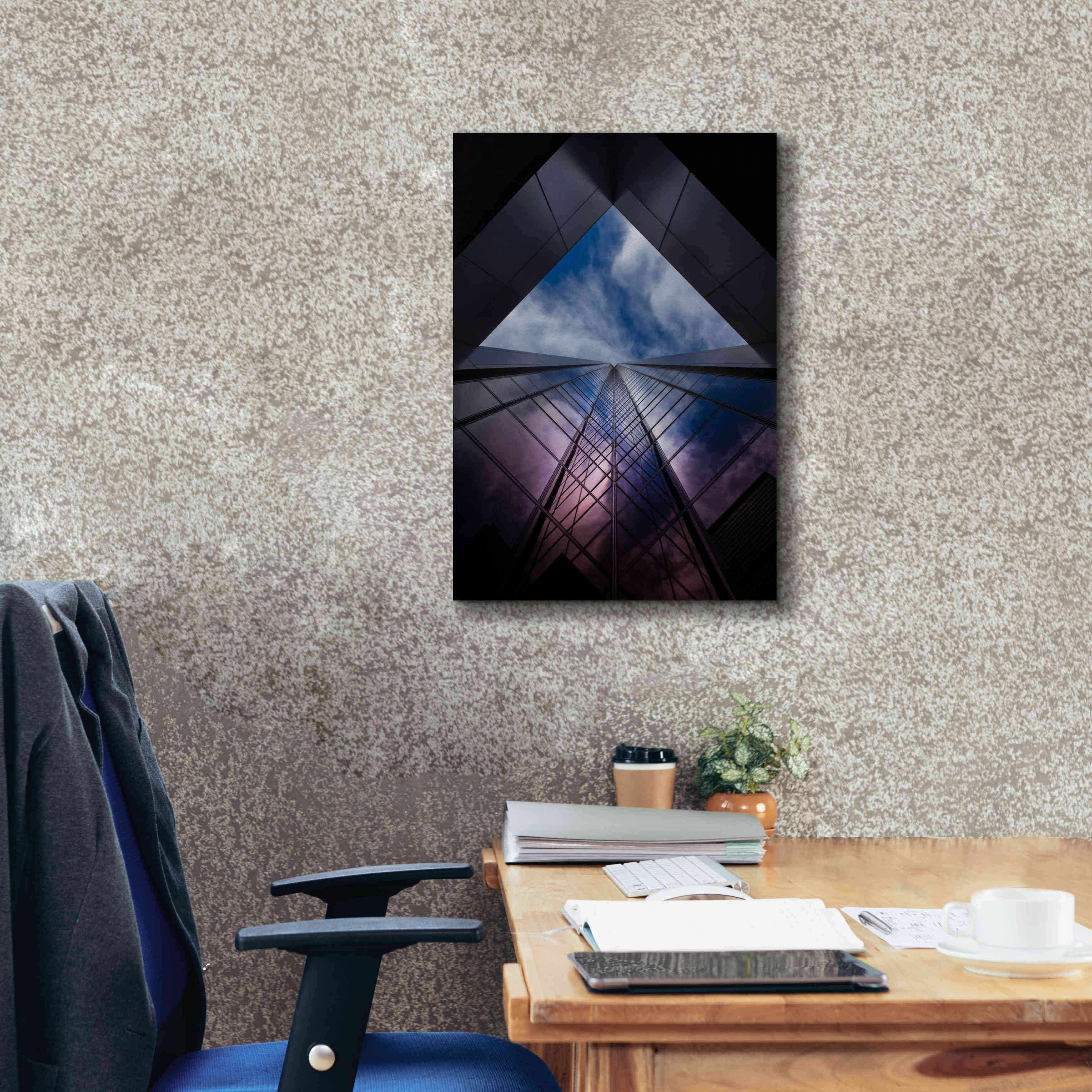 'No 100 King St W 2' by Brian Carson, Giclee Canvas Wall Art,18 x 26