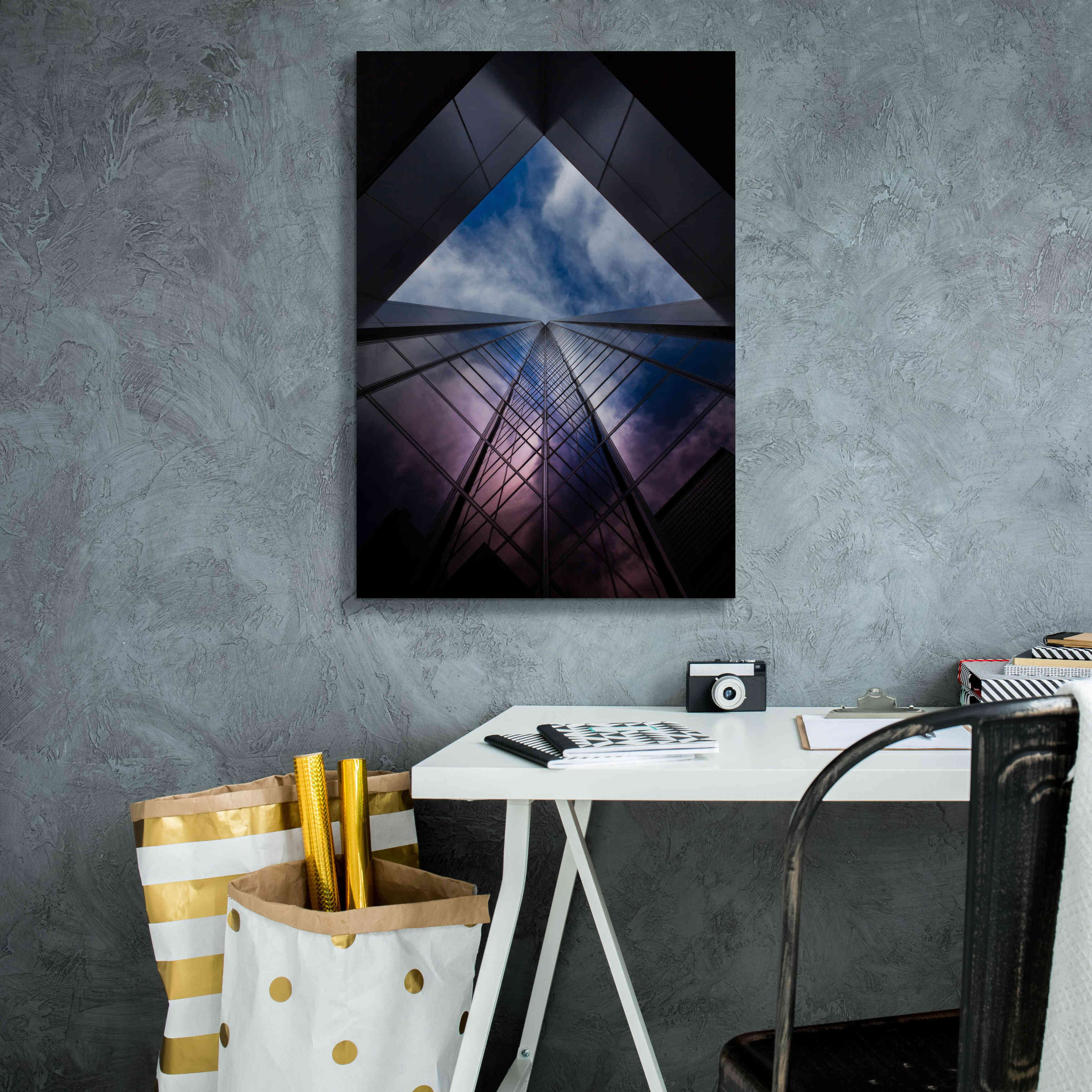 'No 100 King St W 2' by Brian Carson, Giclee Canvas Wall Art,18 x 26