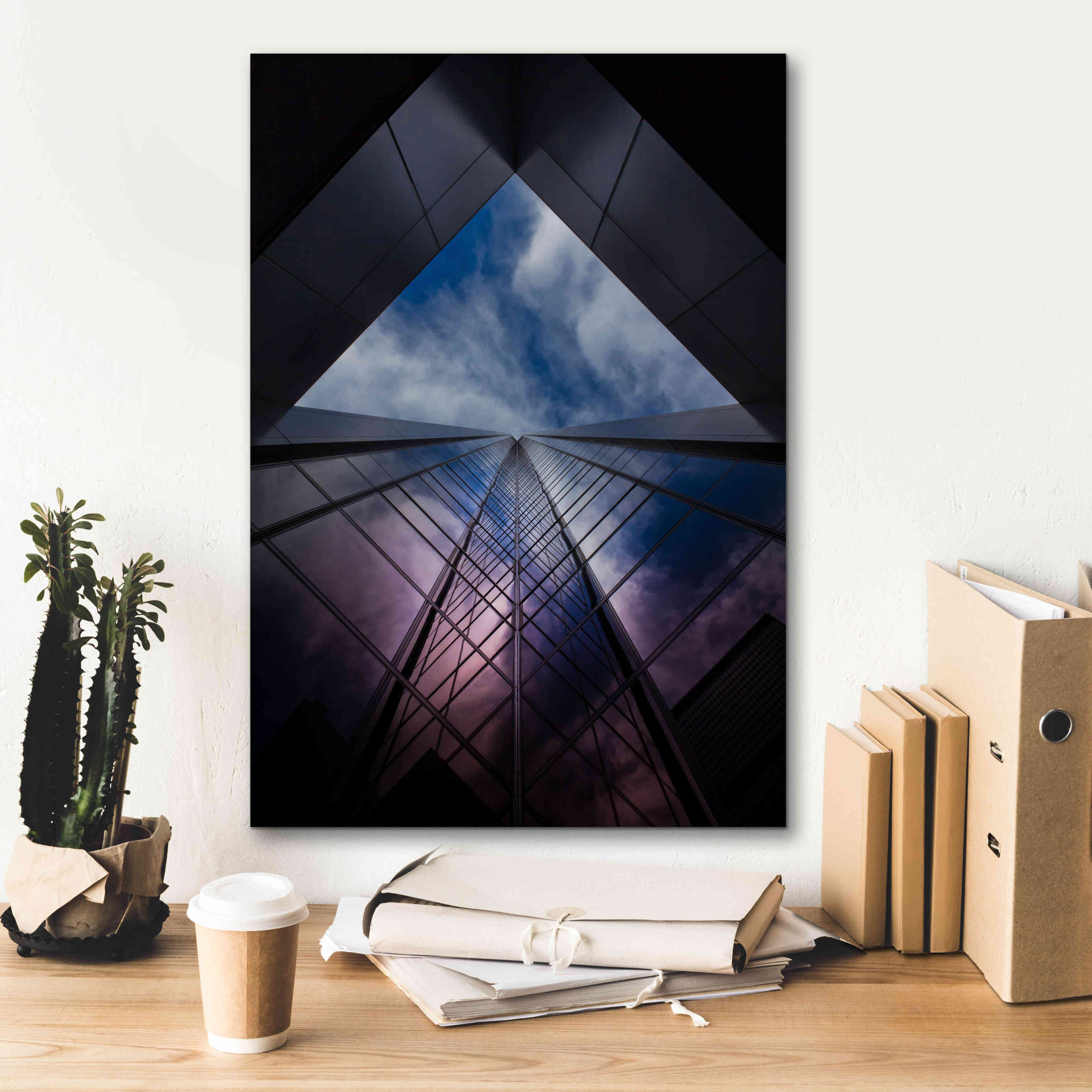 'No 100 King St W 2' by Brian Carson, Giclee Canvas Wall Art,18 x 26