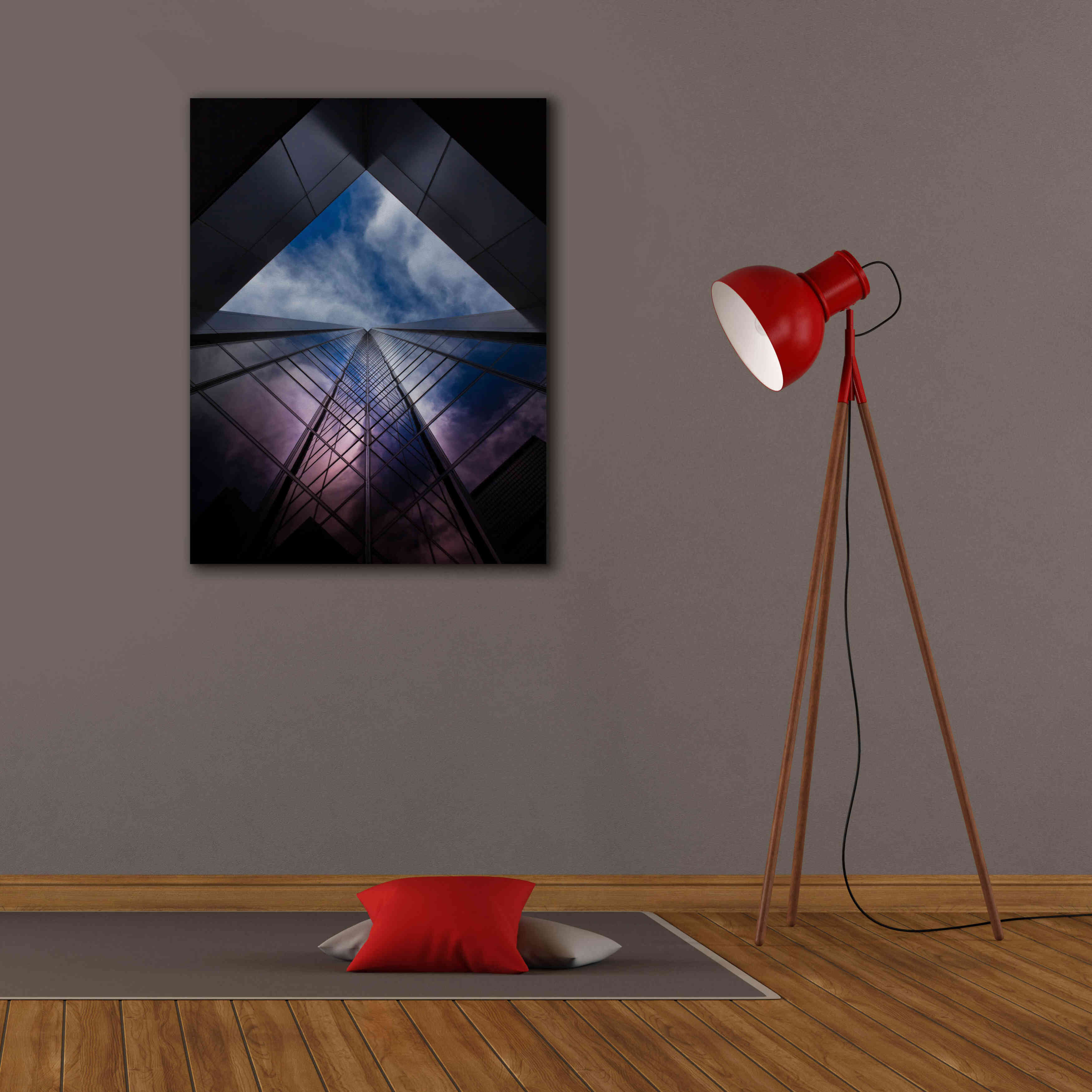 'No 100 King St W 2' by Brian Carson, Giclee Canvas Wall Art,26 x 34