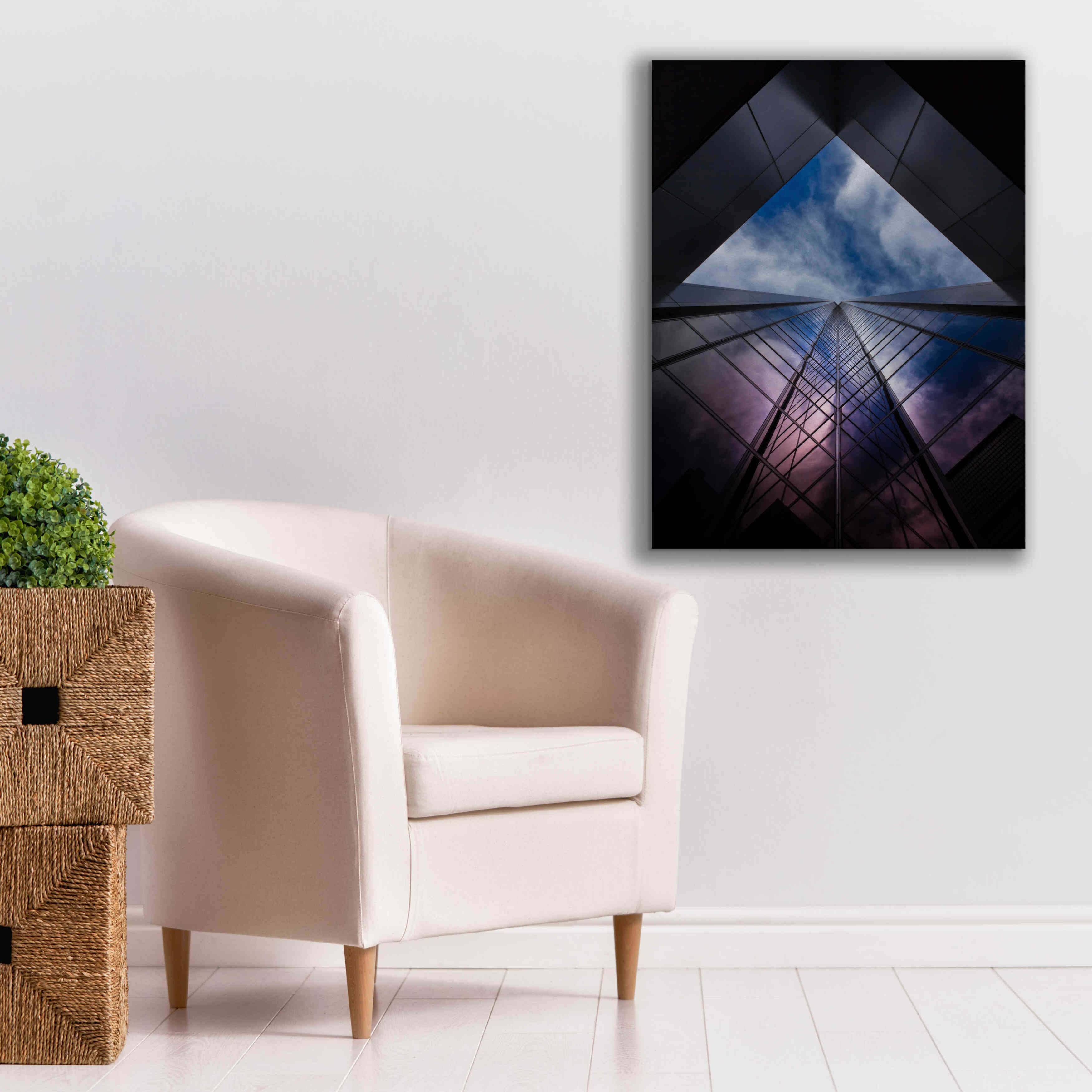 'No 100 King St W 2' by Brian Carson, Giclee Canvas Wall Art,26 x 34