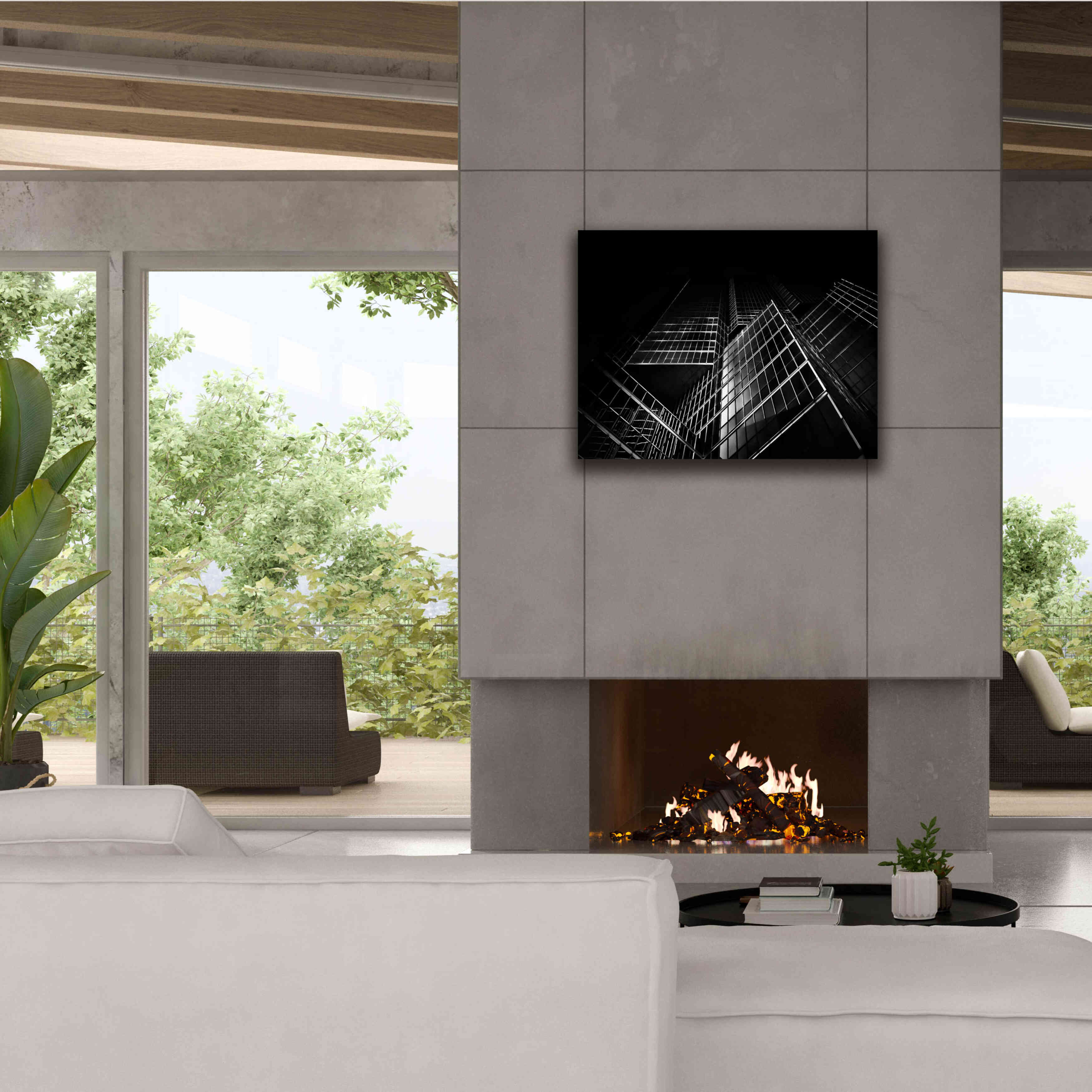 'No 200 King St W' by Brian Carson, Giclee Canvas Wall Art,34 x 26