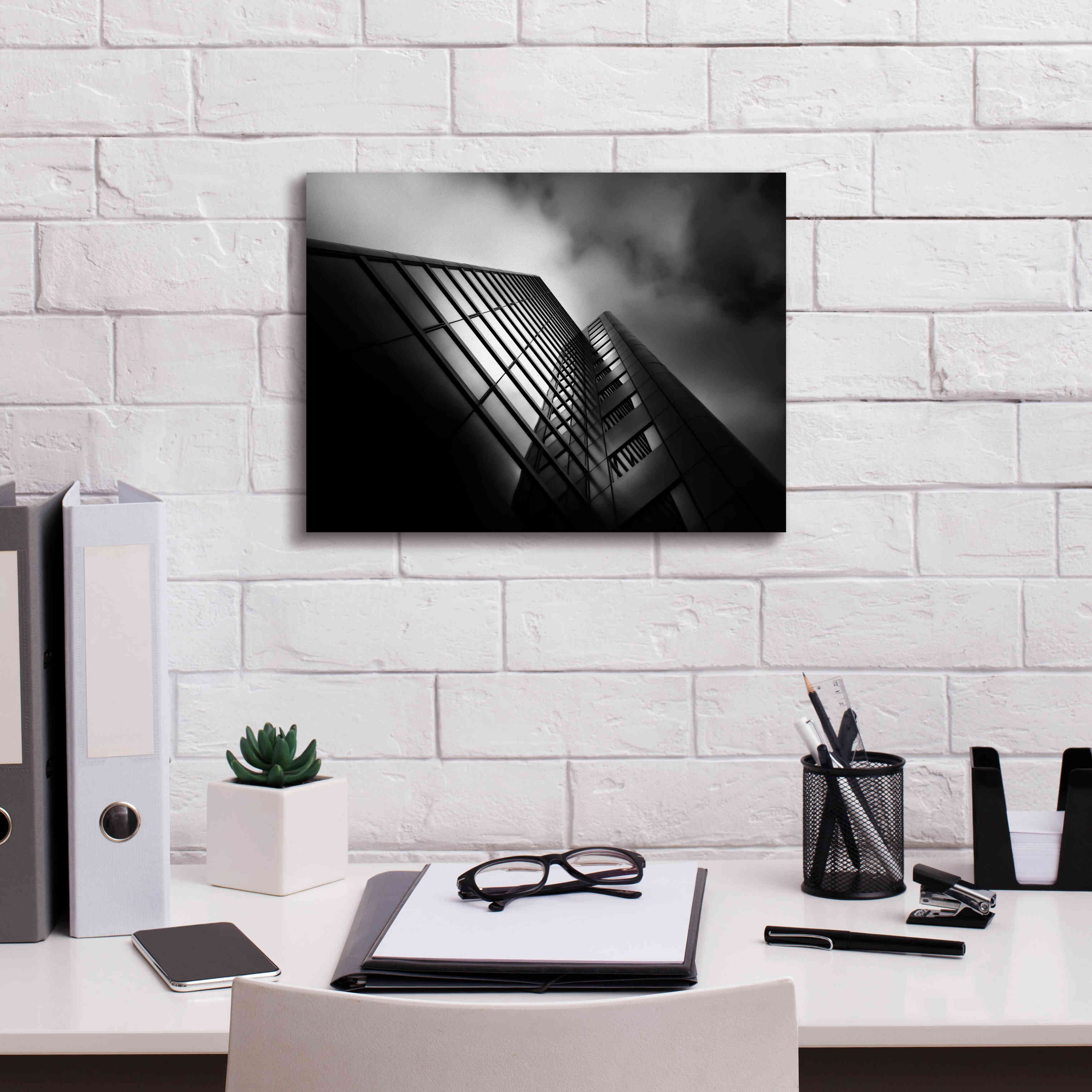 'No 525 University Ave 2' by Brian Carson, Giclee Canvas Wall Art,16 x 12