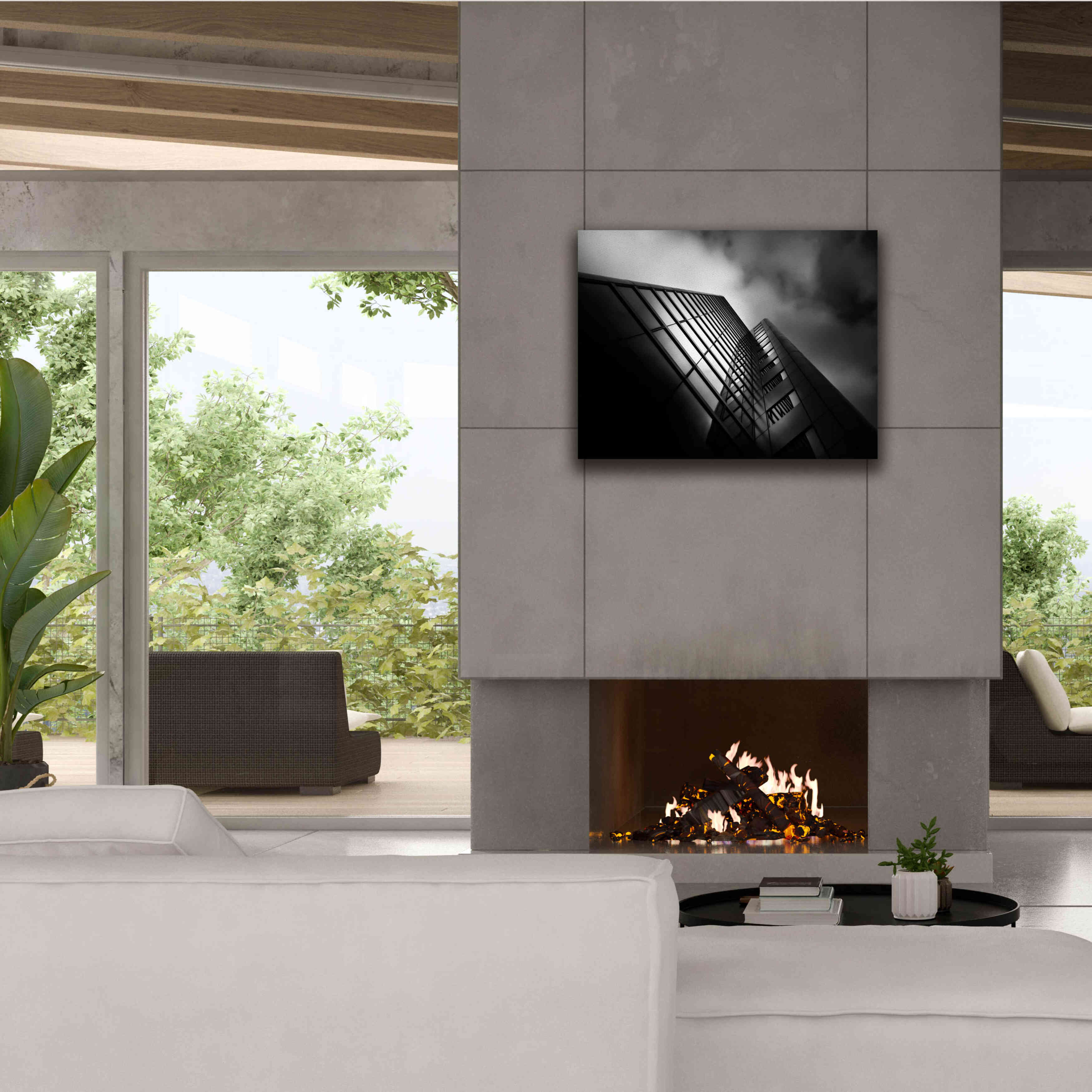 'No 525 University Ave 2' by Brian Carson, Giclee Canvas Wall Art,34 x 26