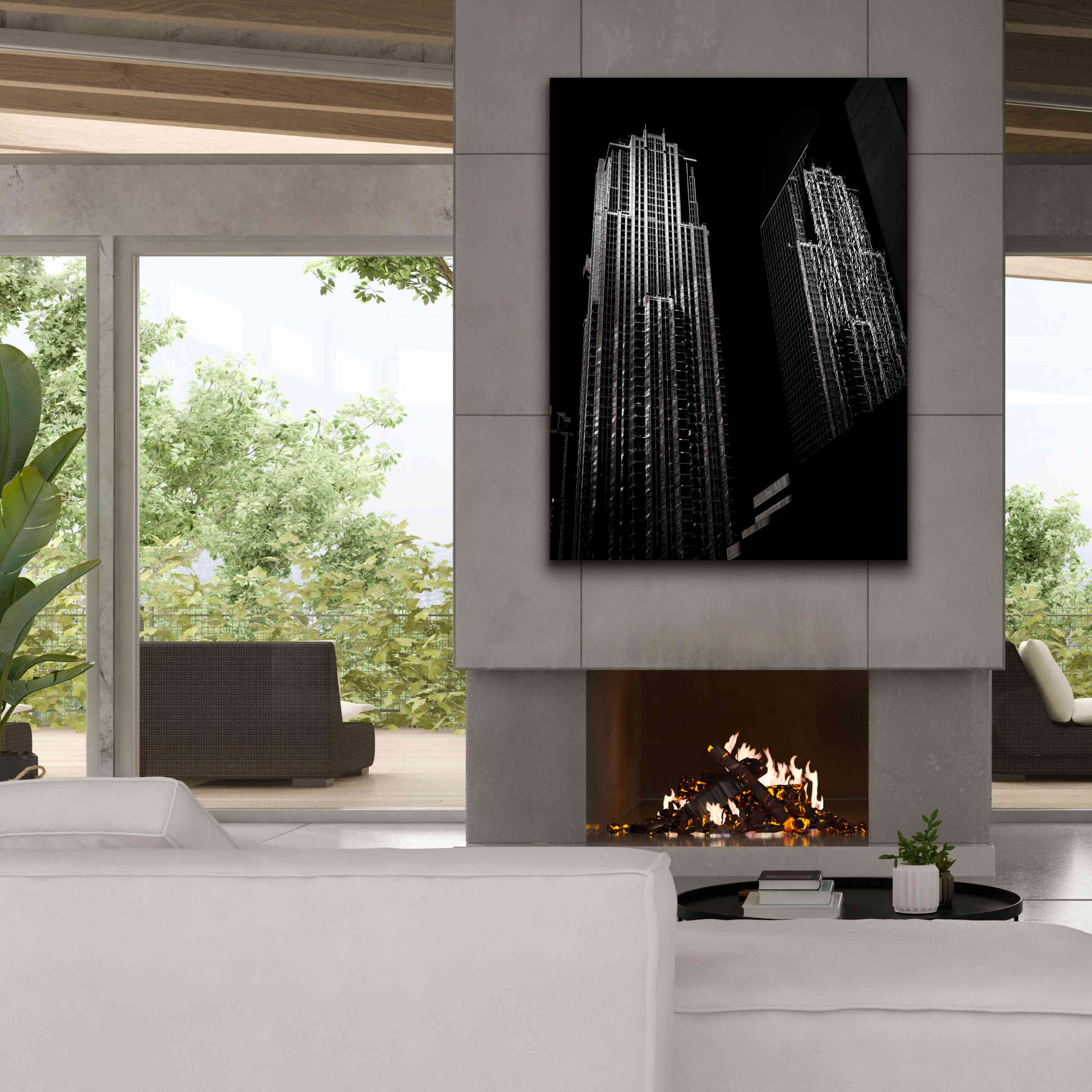 'No 763 Bay St 1' by Brian Carson, Giclee Canvas Wall Art,40 x 54