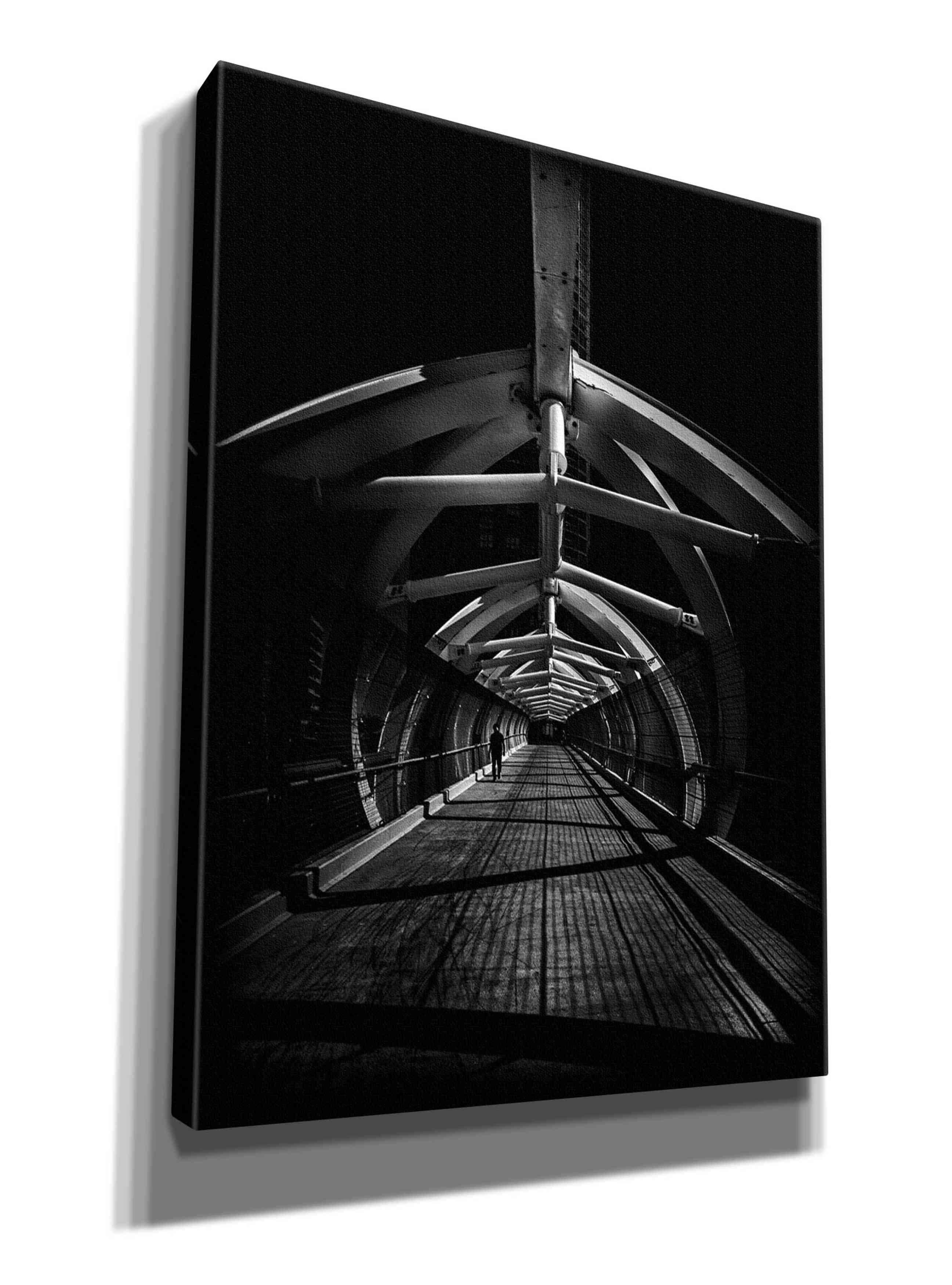 'Puente de Luz Pedestrian Bridge No 1' by Brian Carson, Giclee Canvas Wall Art