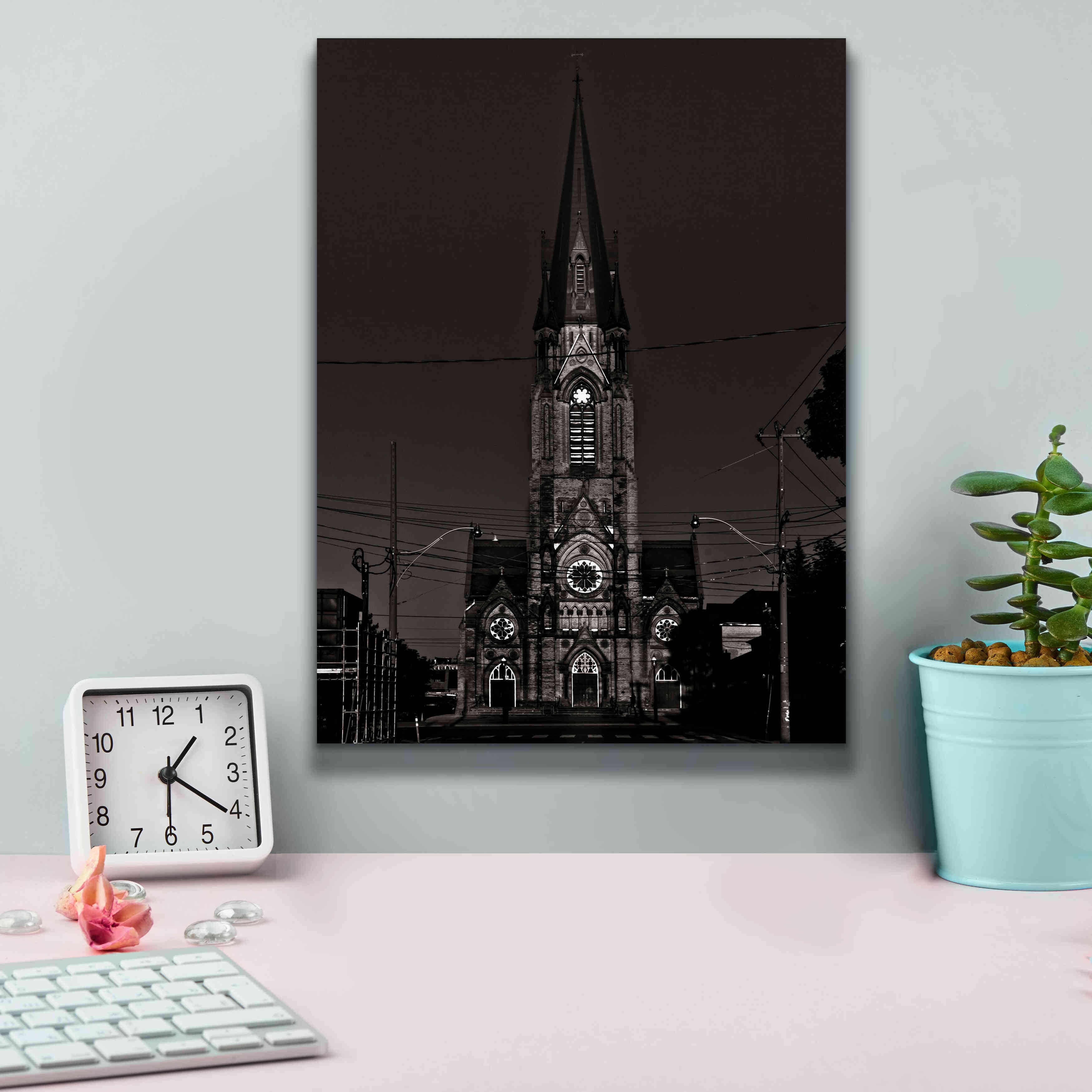 'St. Mary's Church No 1' by Brian Carson, Giclee Canvas Wall Art,12 x 16