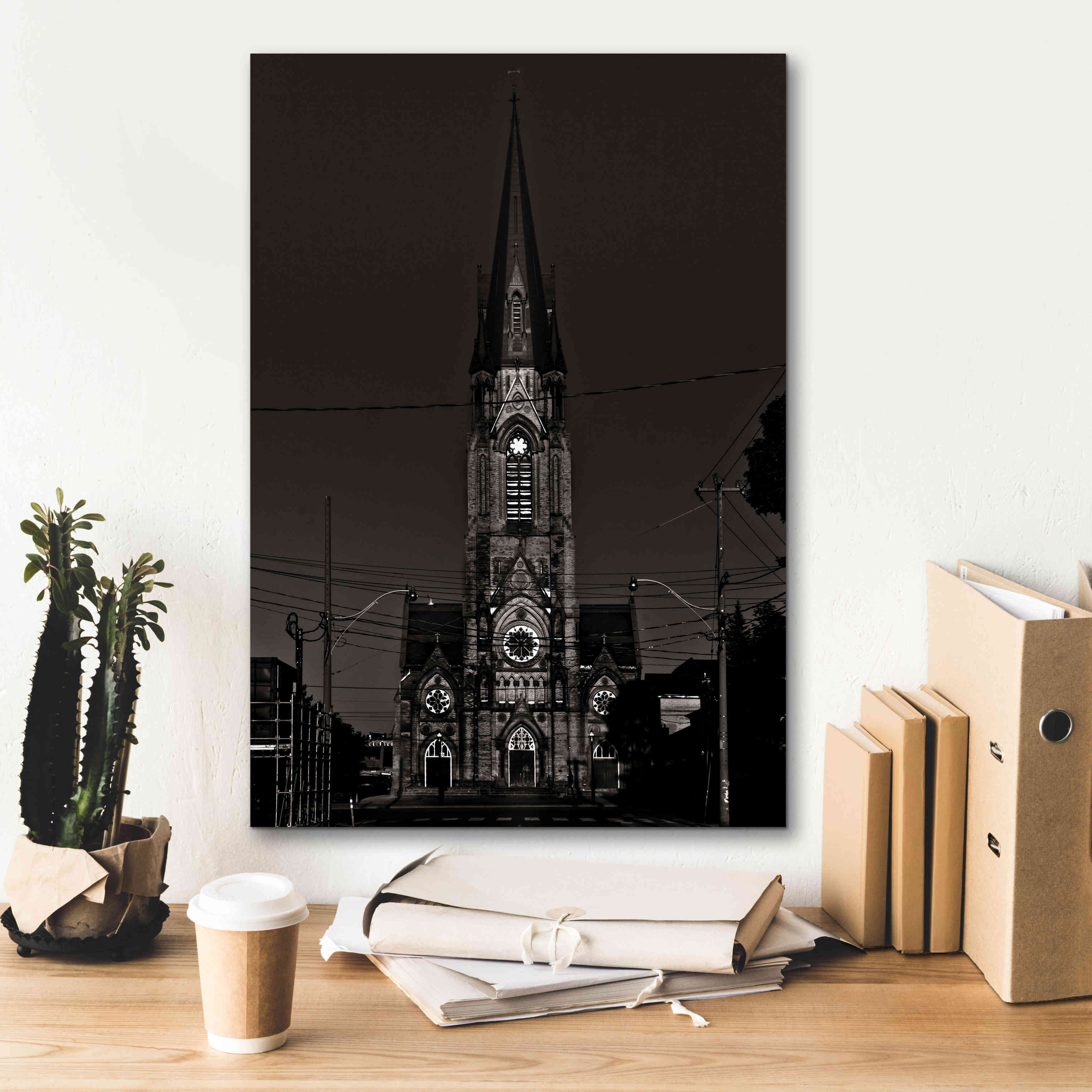 'St. Mary's Church No 1' by Brian Carson, Giclee Canvas Wall Art,18 x 26