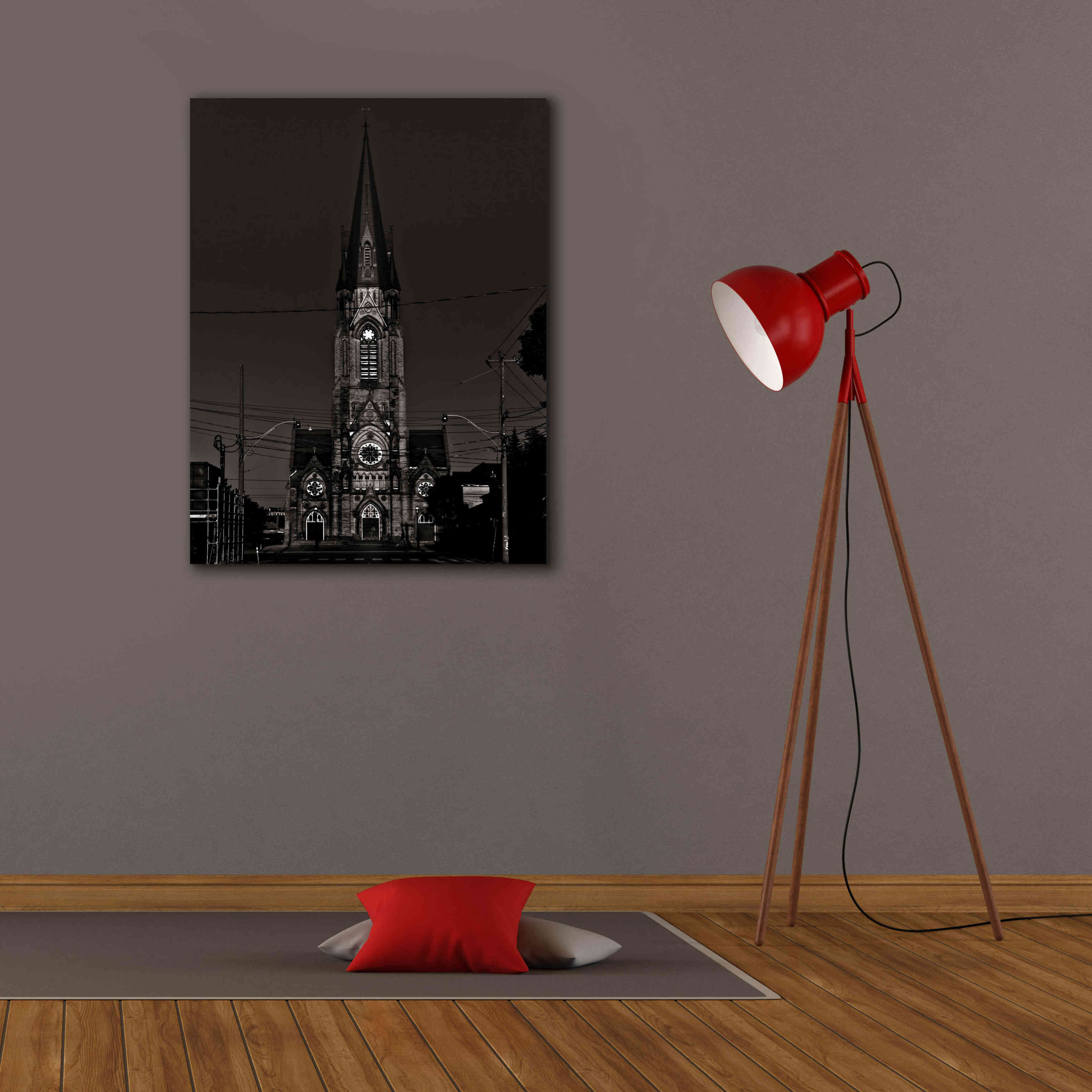 'St. Mary's Church No 1' by Brian Carson, Giclee Canvas Wall Art,26 x 34