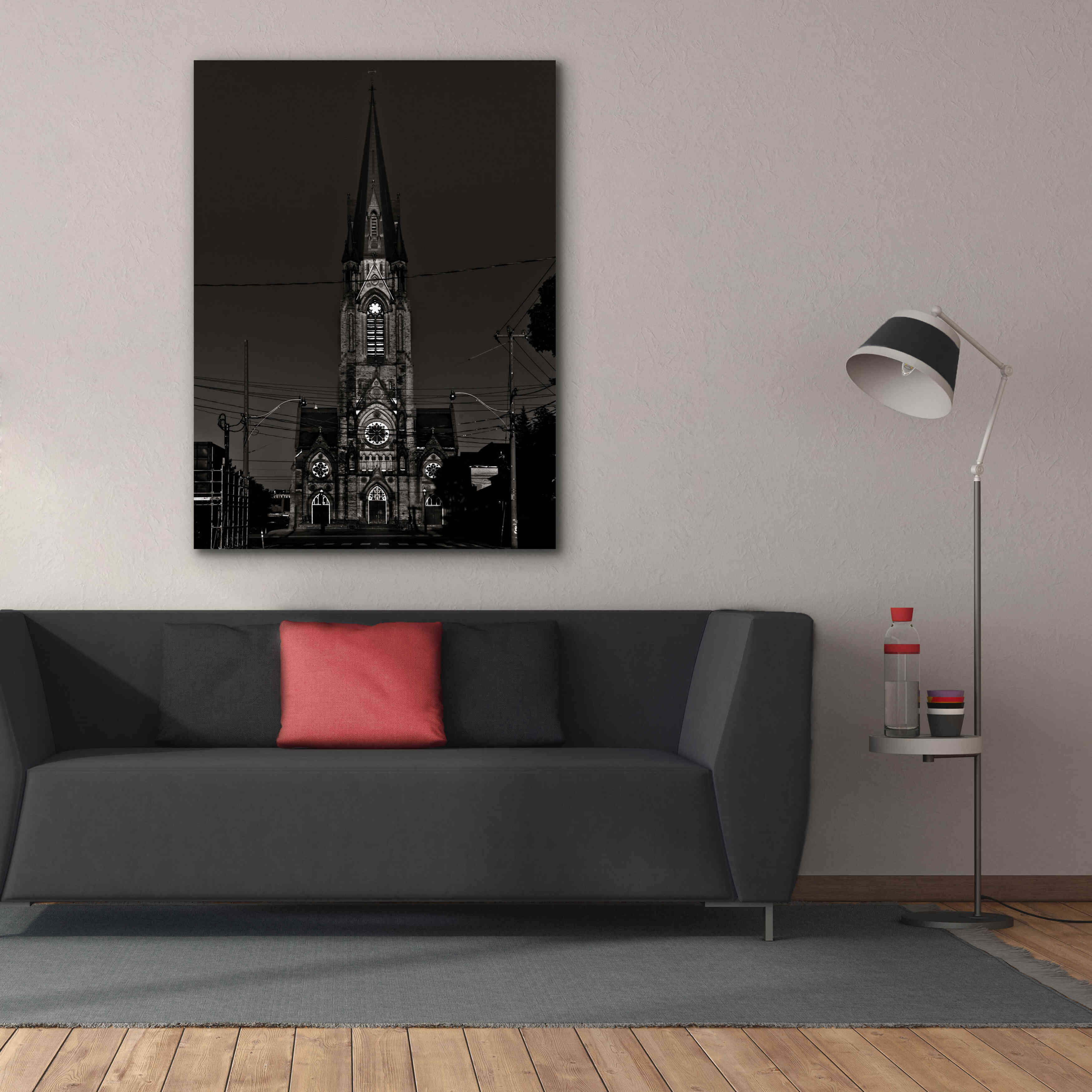 'St. Mary's Church No 1' by Brian Carson, Giclee Canvas Wall Art,40 x 54