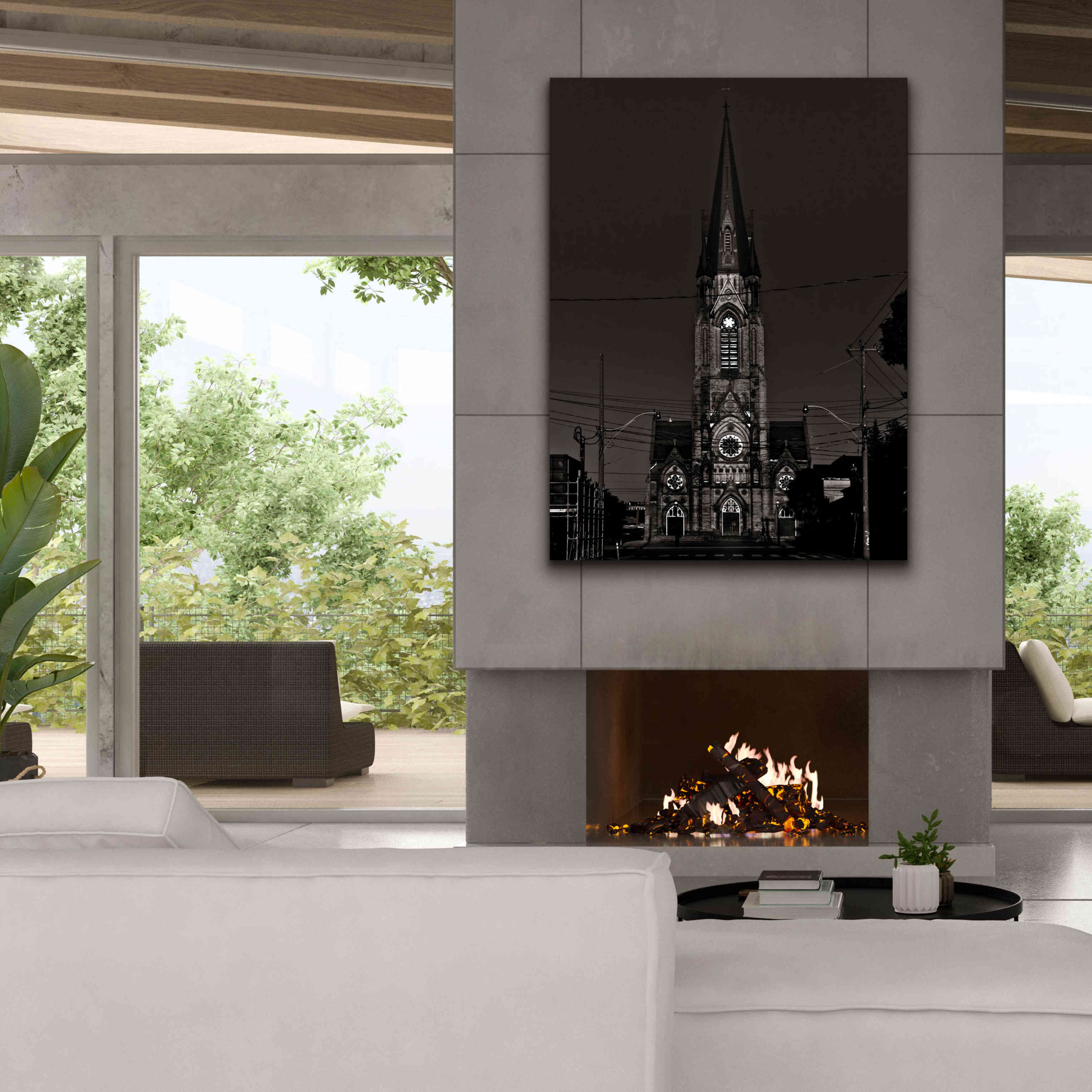 'St. Mary's Church No 1' by Brian Carson, Giclee Canvas Wall Art,40 x 54