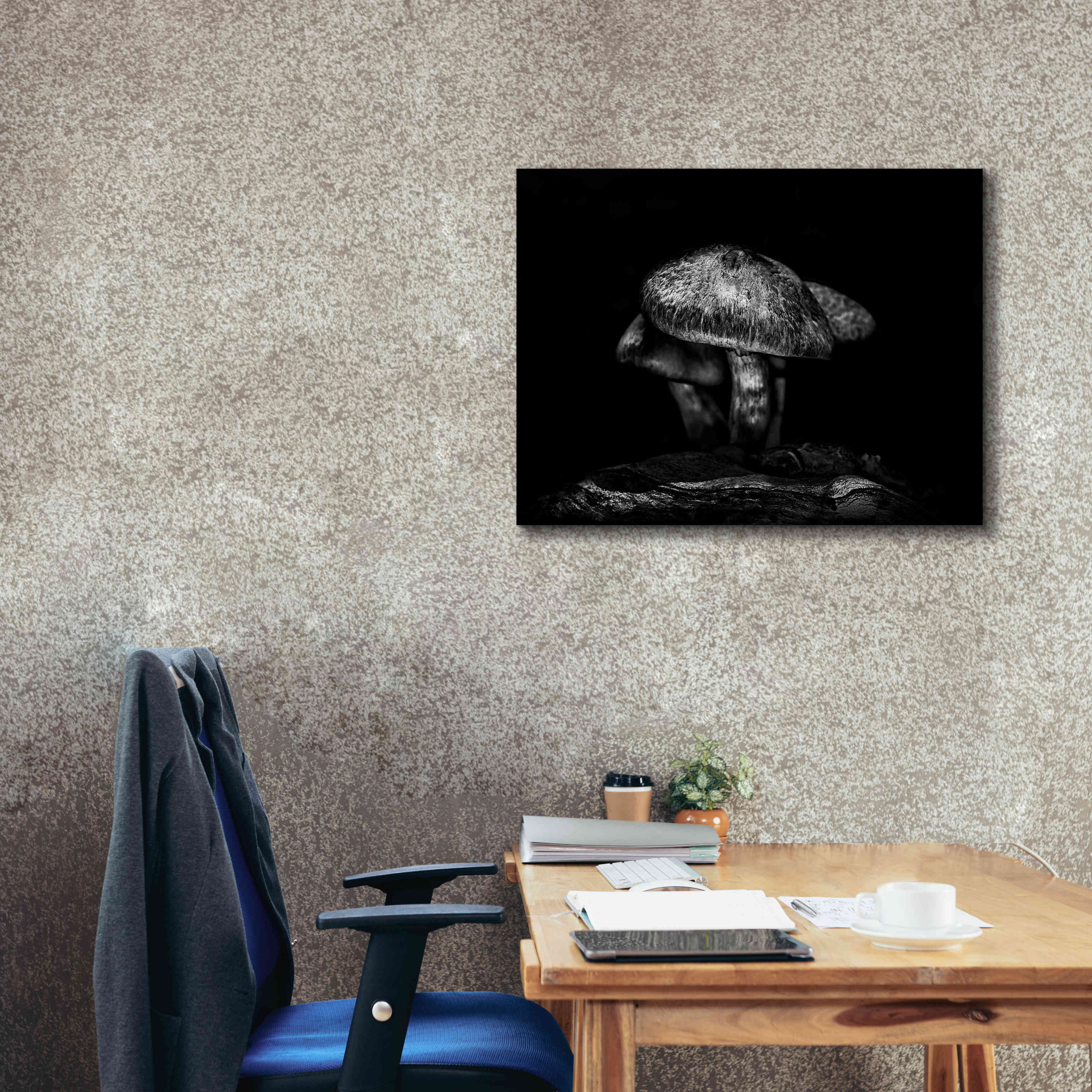 'Toadstools On A Trail No 1' by Brian Carson, Giclee Canvas Wall Art,34 x 26