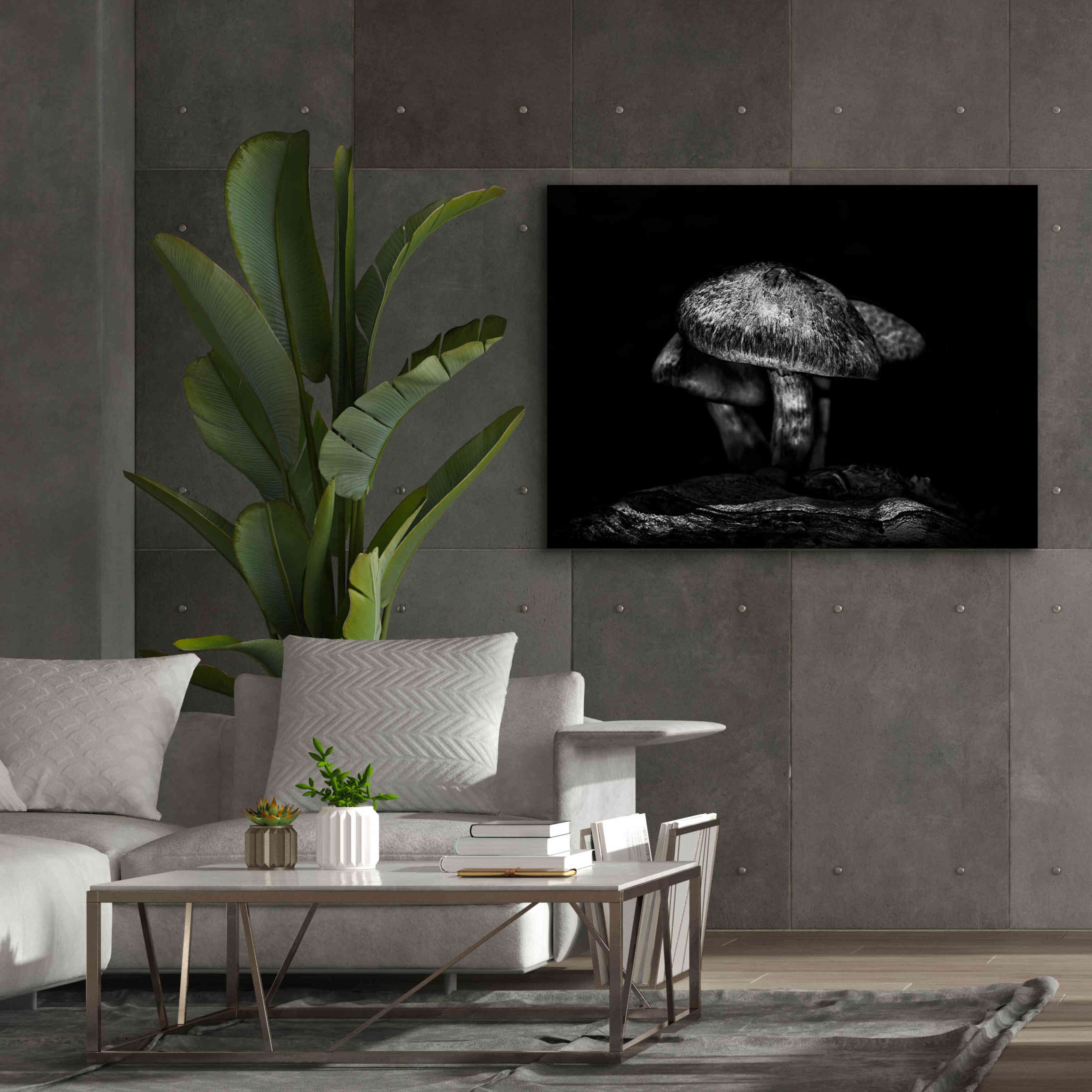 'Toadstools On A Trail No 1' by Brian Carson, Giclee Canvas Wall Art,54 x 40