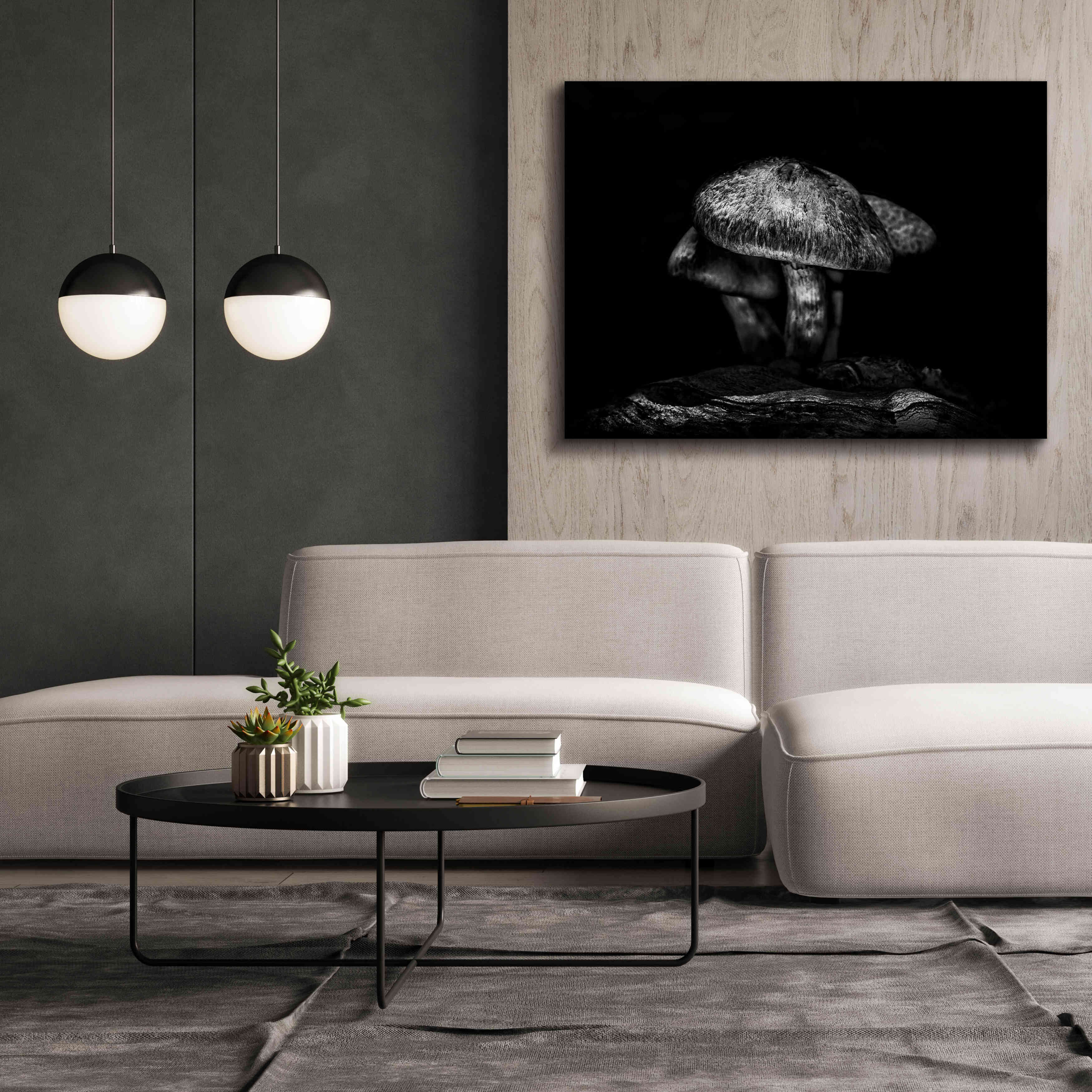 'Toadstools On A Trail No 1' by Brian Carson, Giclee Canvas Wall Art,54 x 40