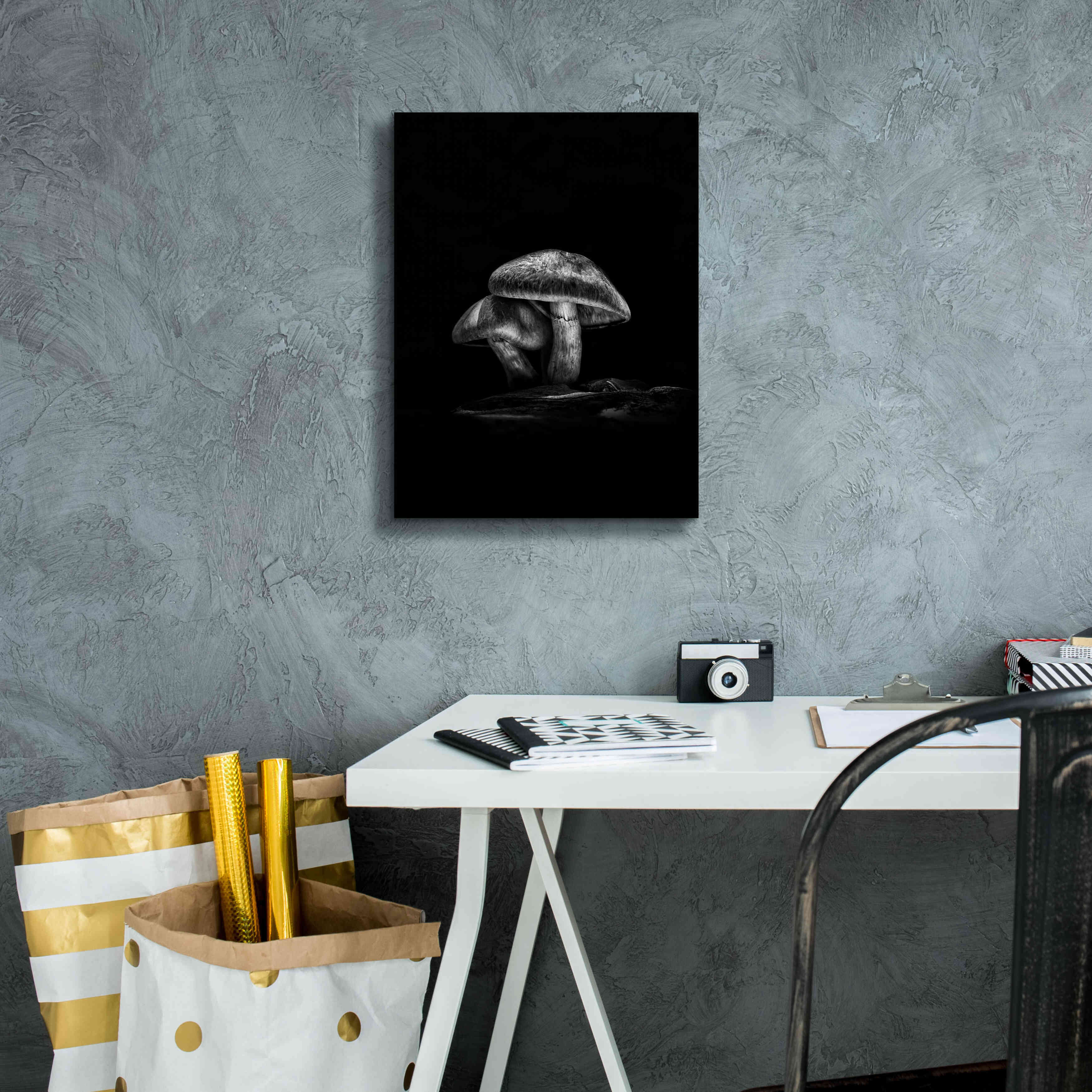 'Toadstools On A Trail No 2' by Brian Carson, Giclee Canvas Wall Art,12 x 16