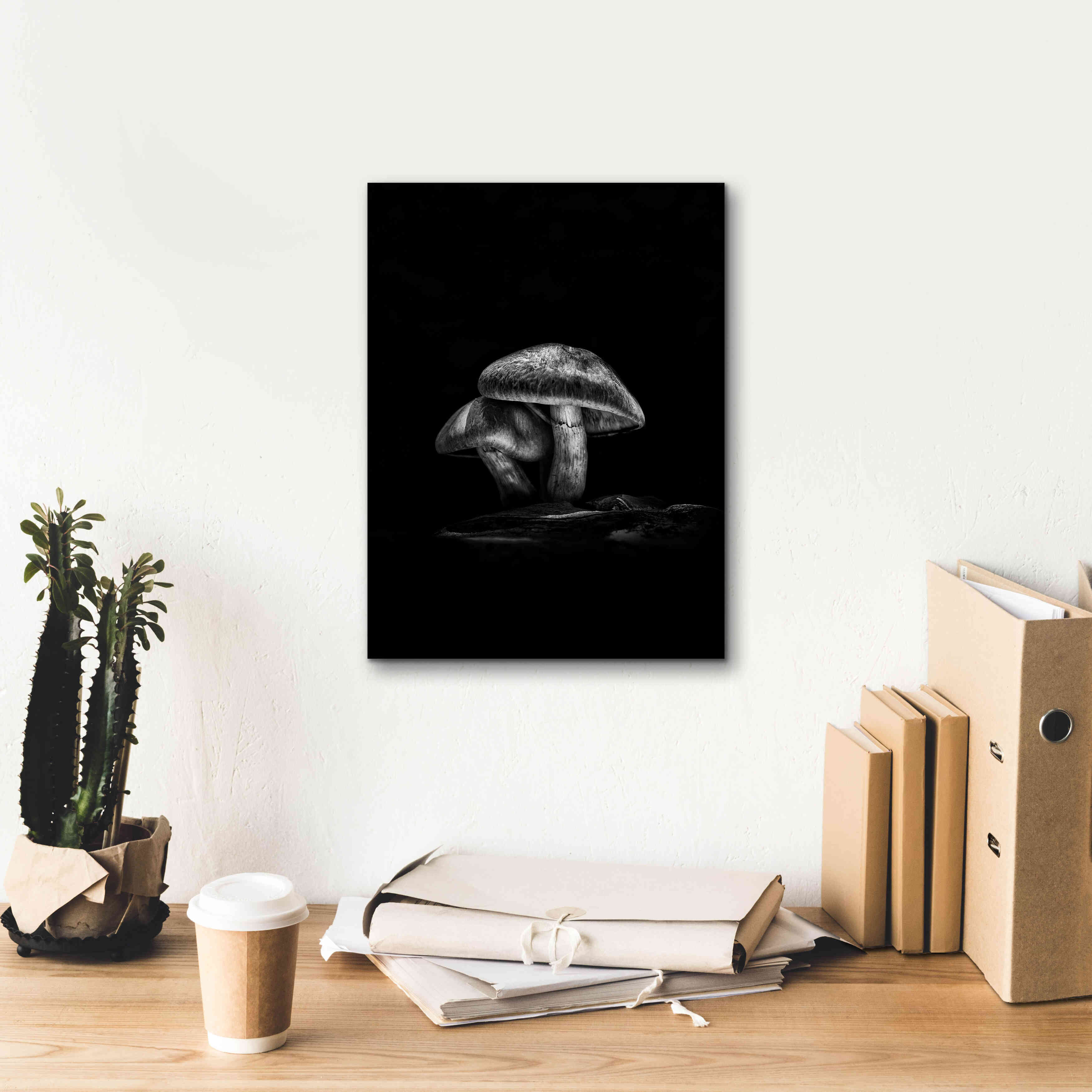 'Toadstools On A Trail No 2' by Brian Carson, Giclee Canvas Wall Art,12 x 16