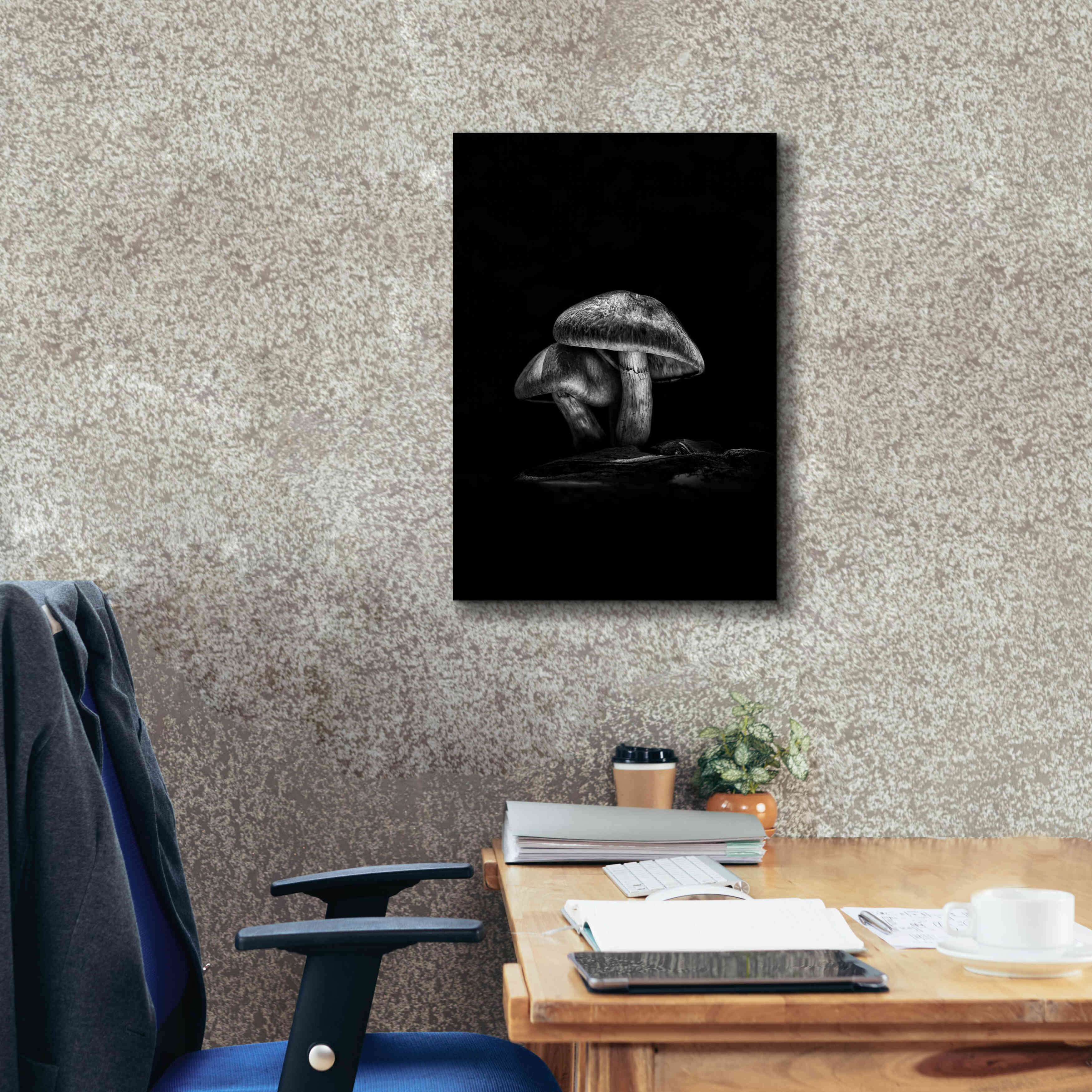 'Toadstools On A Trail No 2' by Brian Carson, Giclee Canvas Wall Art,18 x 26