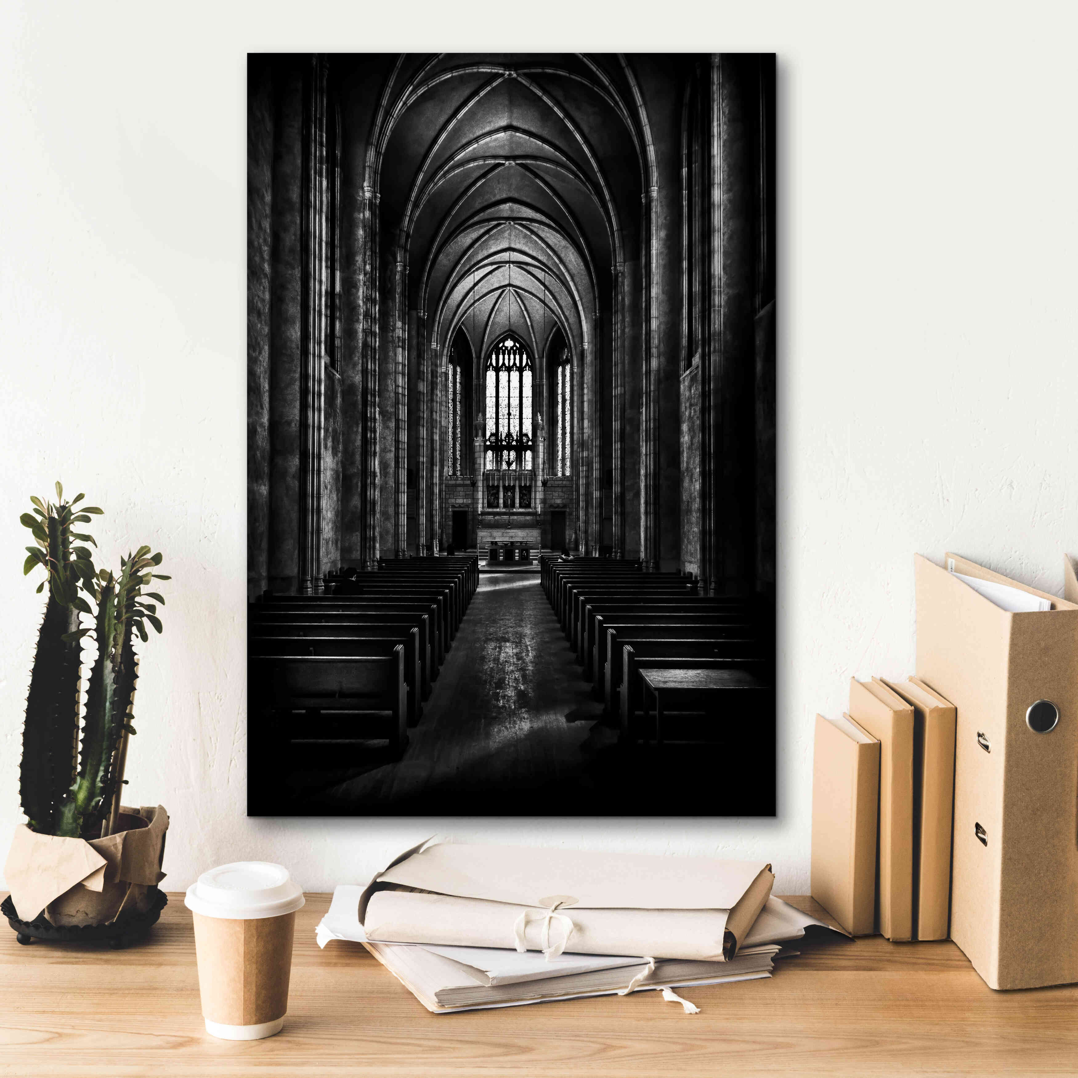 'Trinity College Chapel' by Brian Carson, Giclee Canvas Wall Art,18 x 26