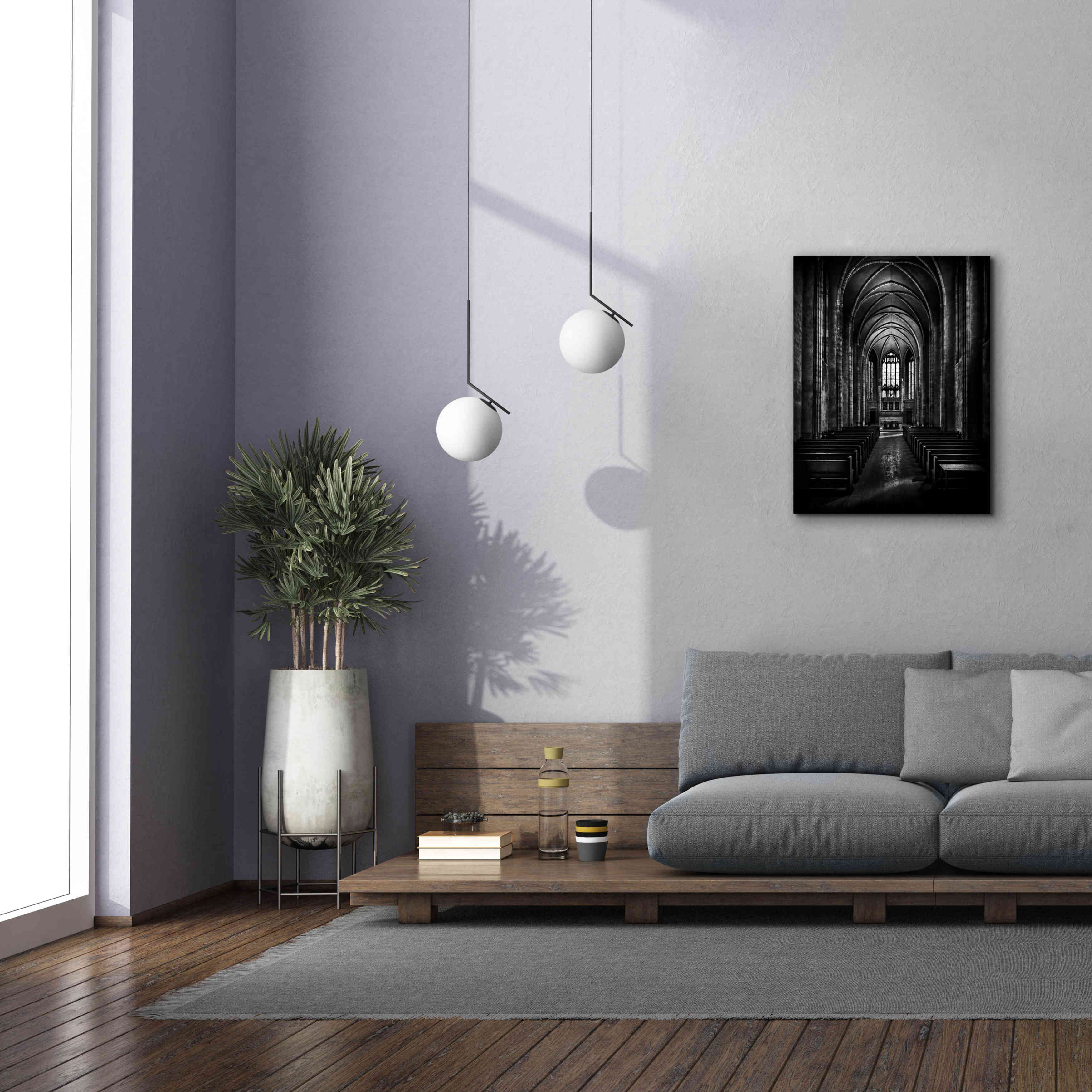 'Trinity College Chapel' by Brian Carson, Giclee Canvas Wall Art,26 x 34