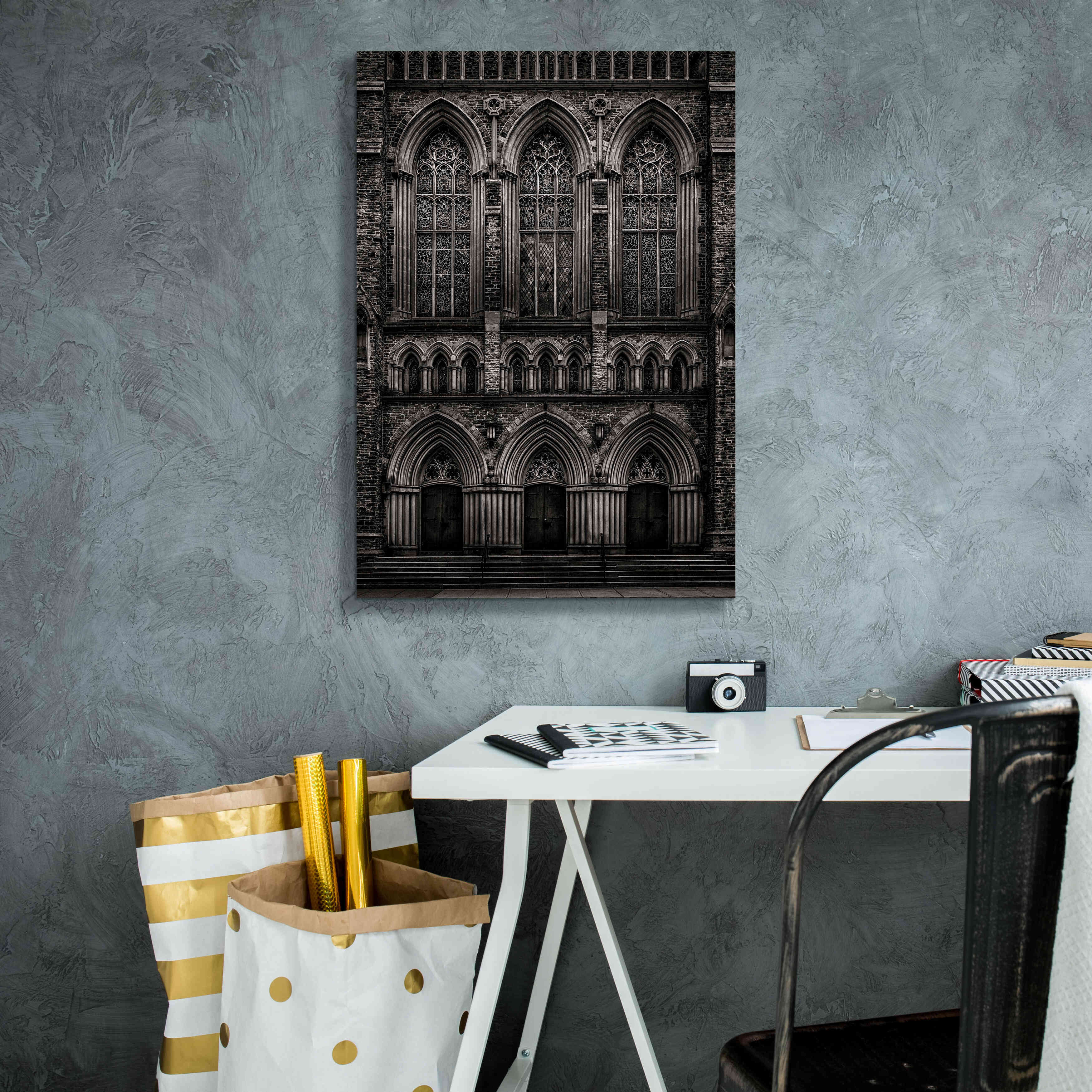 'St Pauls Bloor Street No 2' by Brian Carson, Giclee Canvas Wall Art,18 x 26