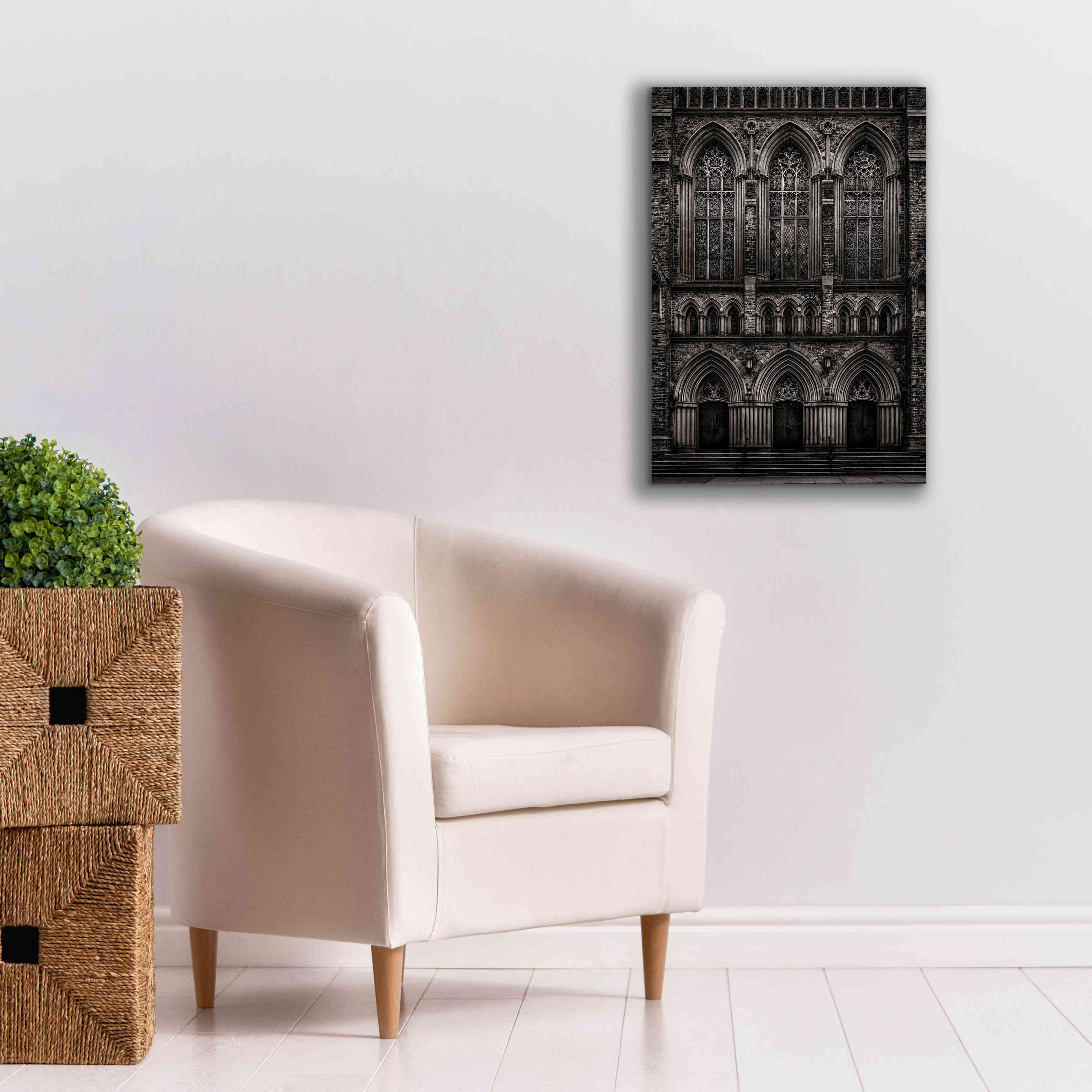 'St Pauls Bloor Street No 2' by Brian Carson, Giclee Canvas Wall Art,18 x 26