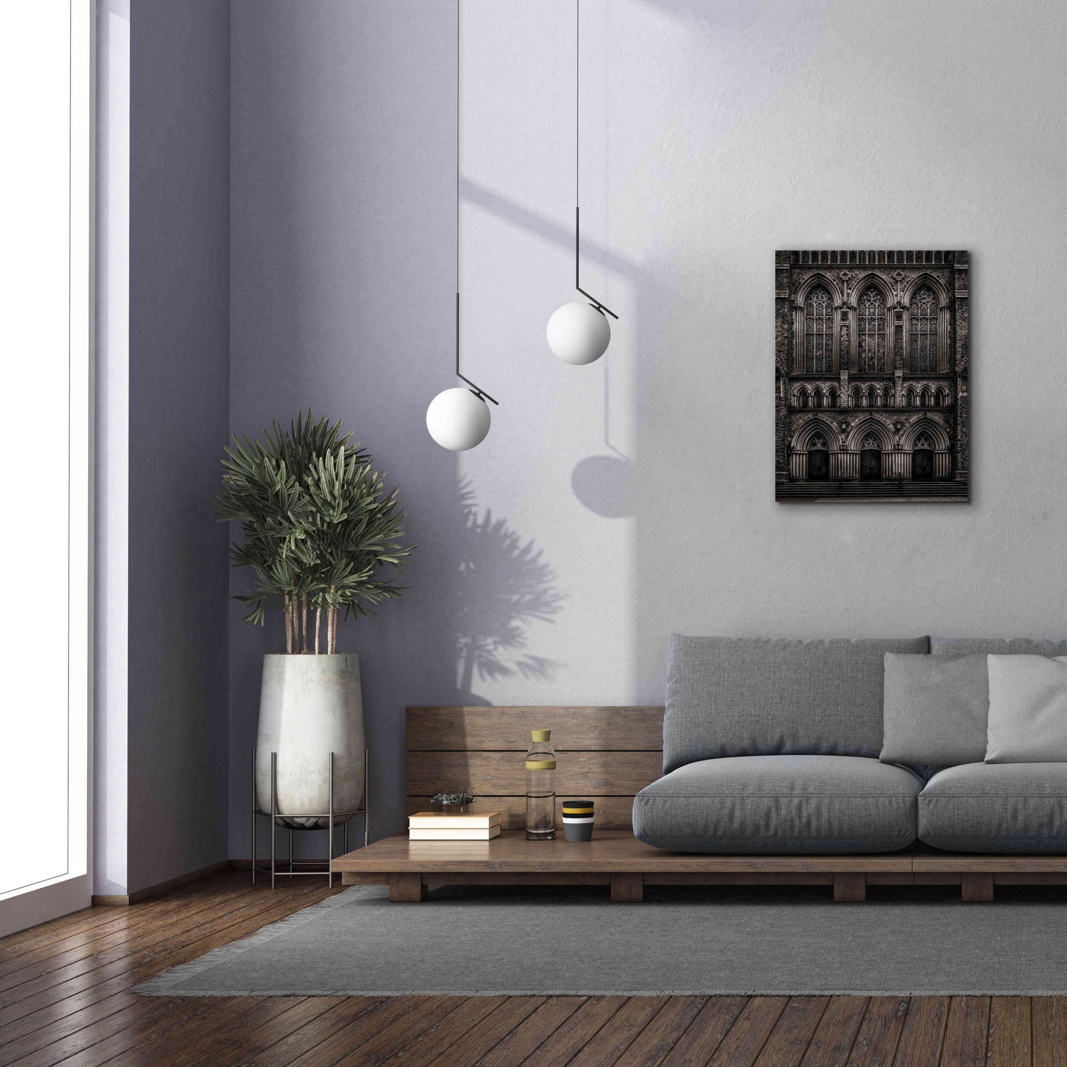 'St Pauls Bloor Street No 2' by Brian Carson, Giclee Canvas Wall Art,26 x 34