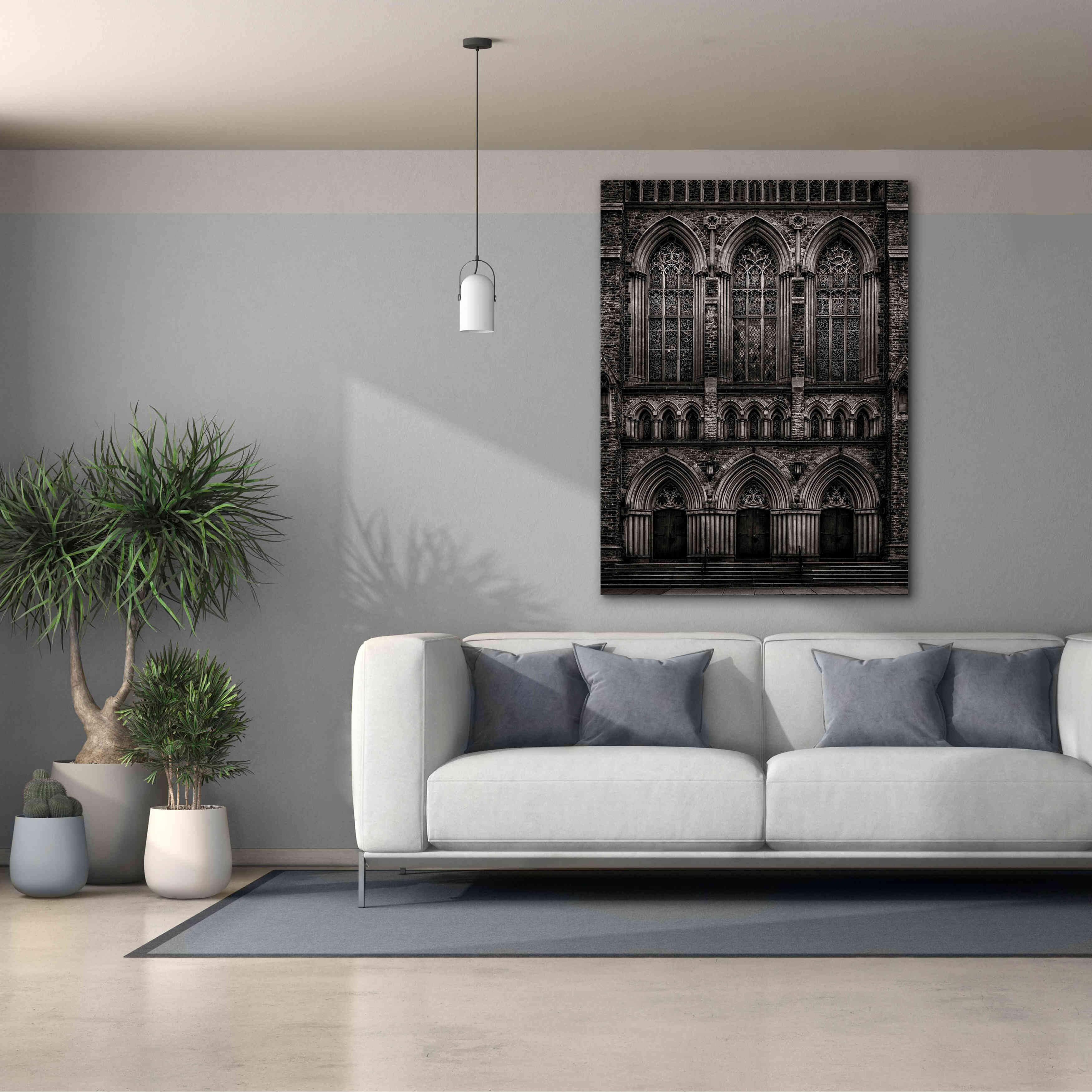 'St Pauls Bloor Street No 2' by Brian Carson, Giclee Canvas Wall Art,40 x 54