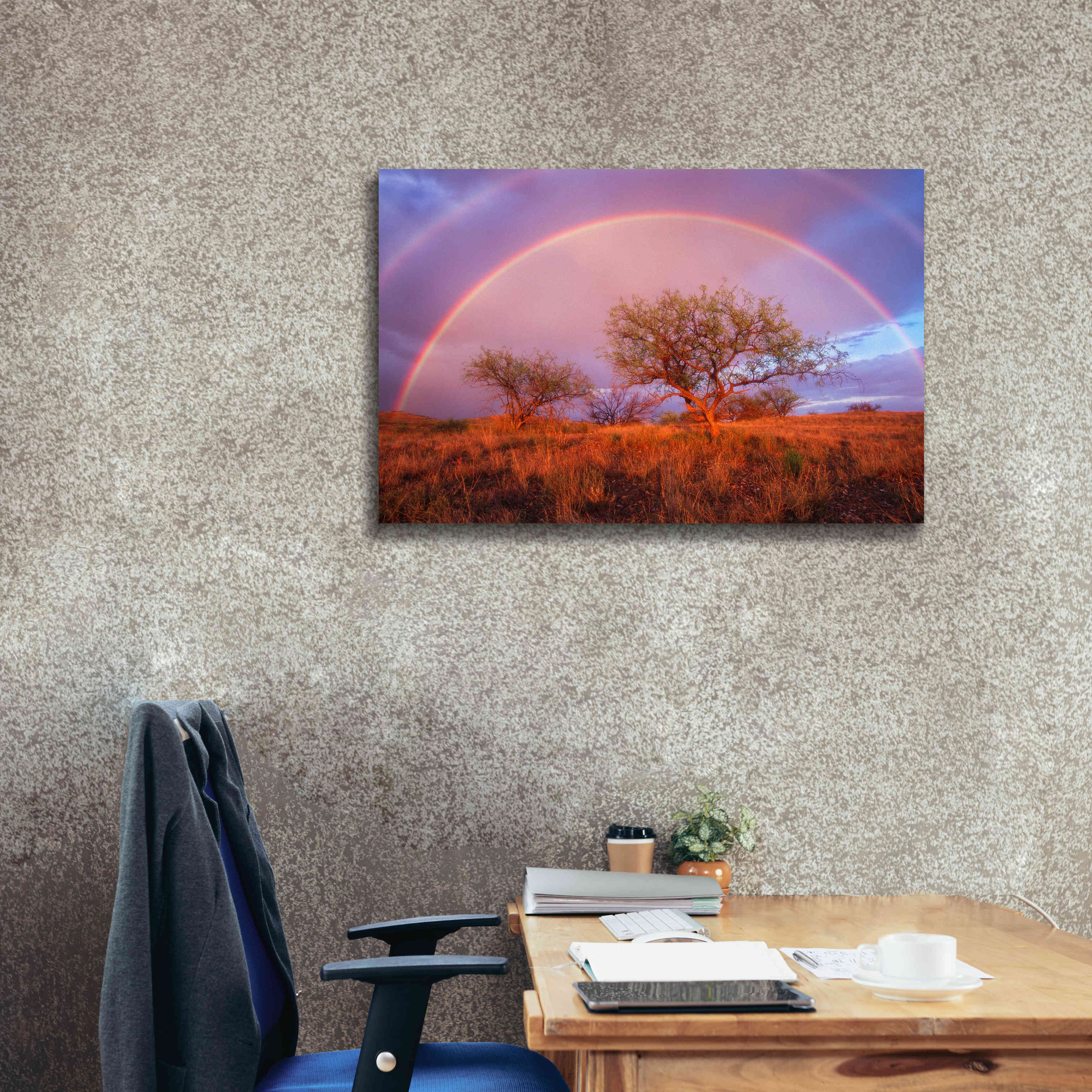 'Arizona Rainbow' by Thomas Haney, Giclee Canvas Wall Art,40 x 26