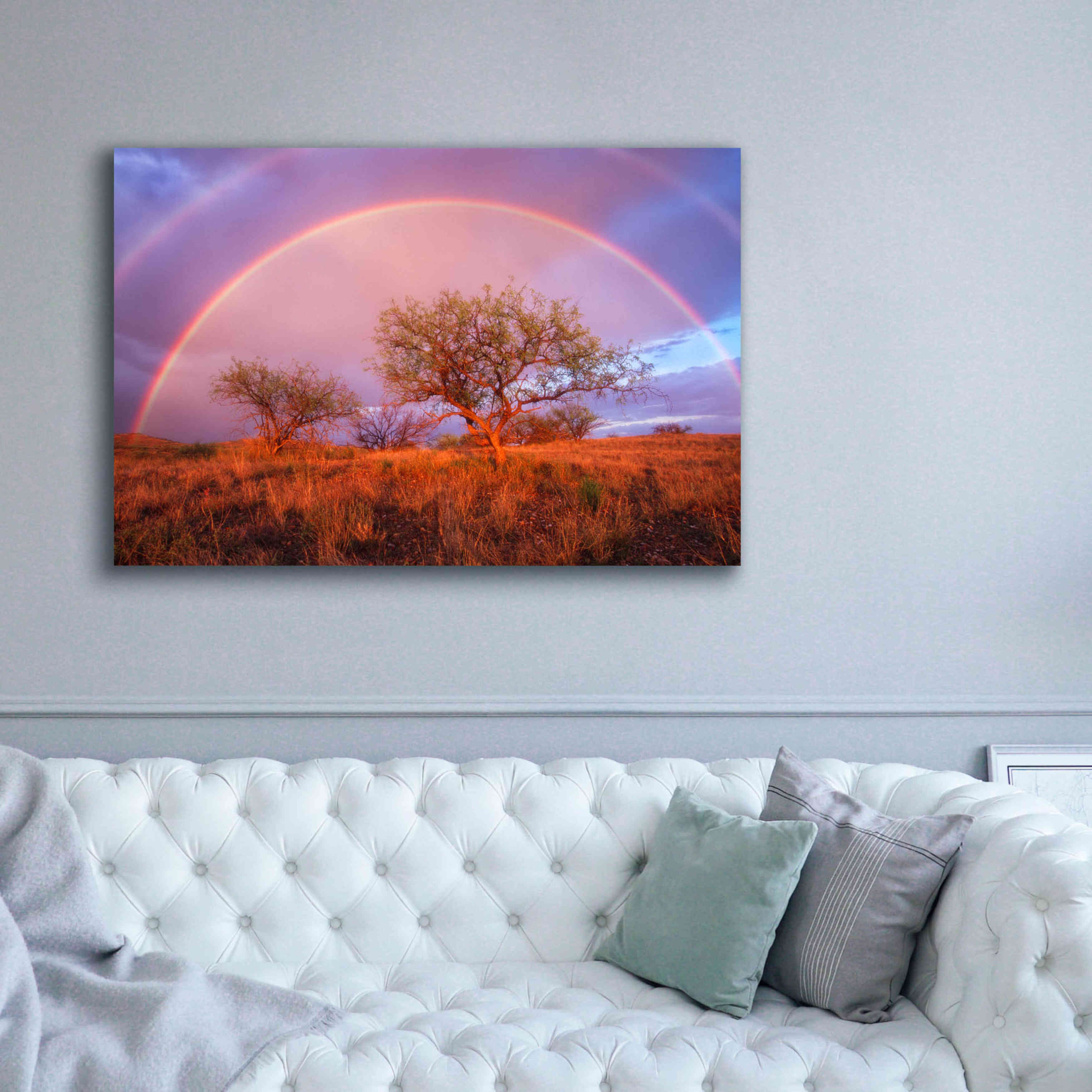 'Arizona Rainbow' by Thomas Haney, Giclee Canvas Wall Art,60 x 40