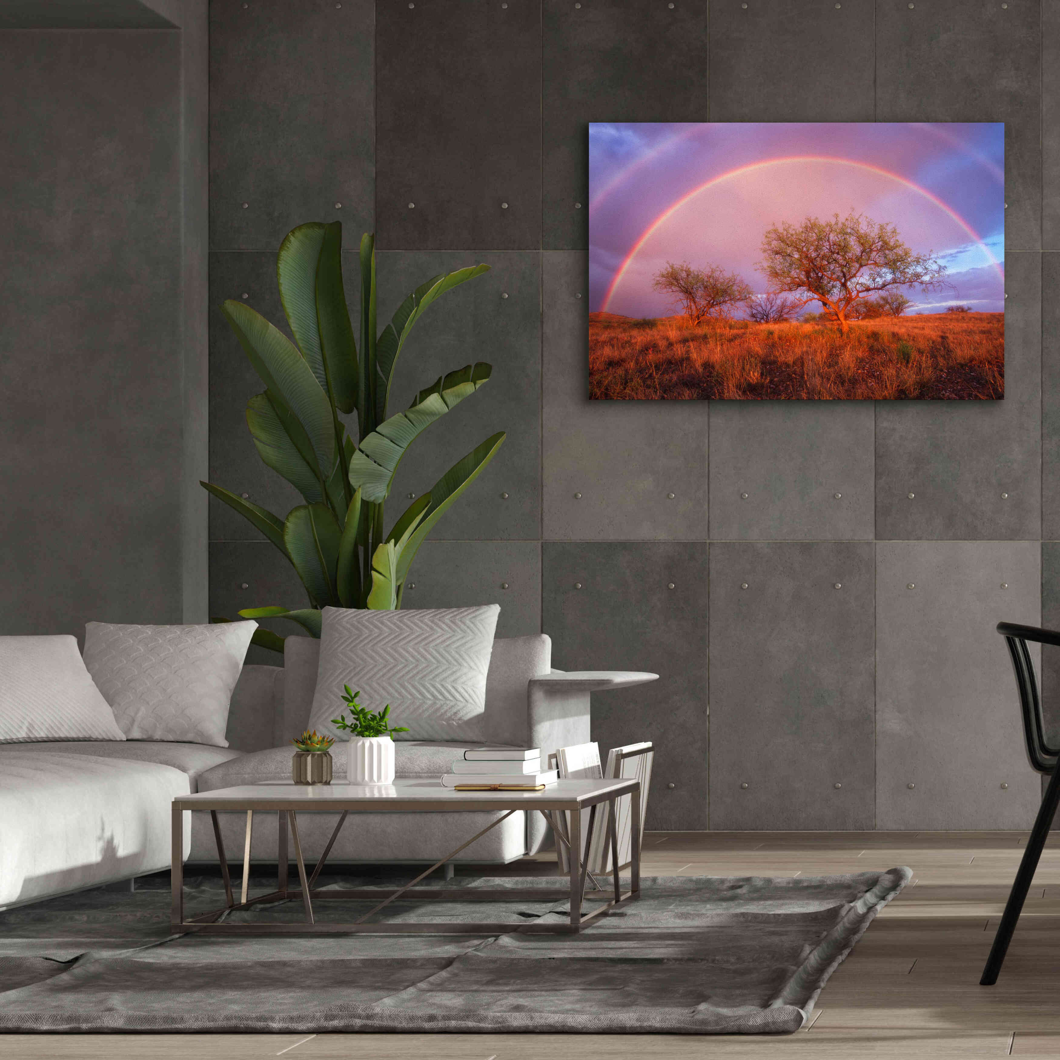 'Arizona Rainbow' by Thomas Haney, Giclee Canvas Wall Art,60 x 40