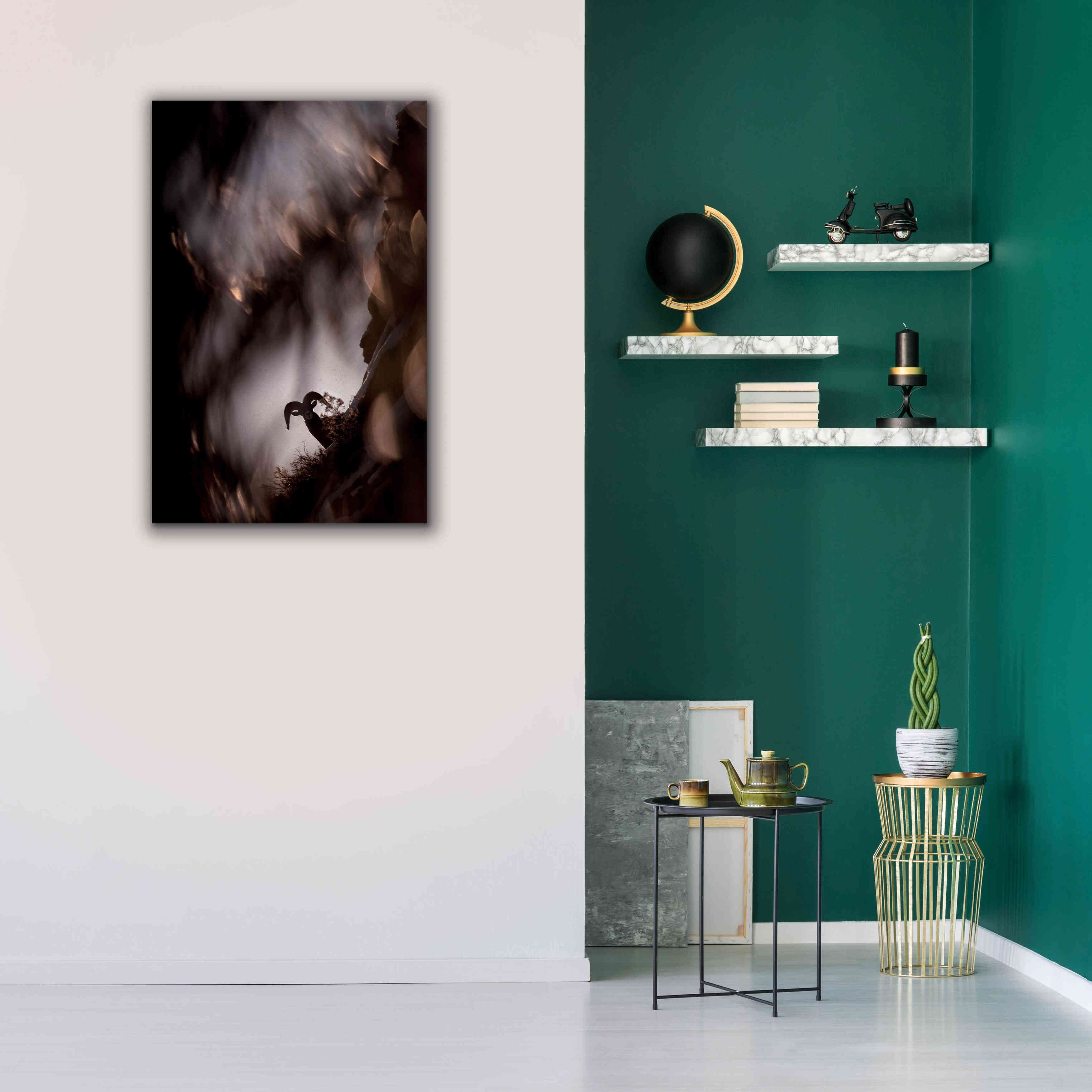 'Bighorn Silhouette Best' by Thomas Haney, Giclee Canvas Wall Art,26 x 40