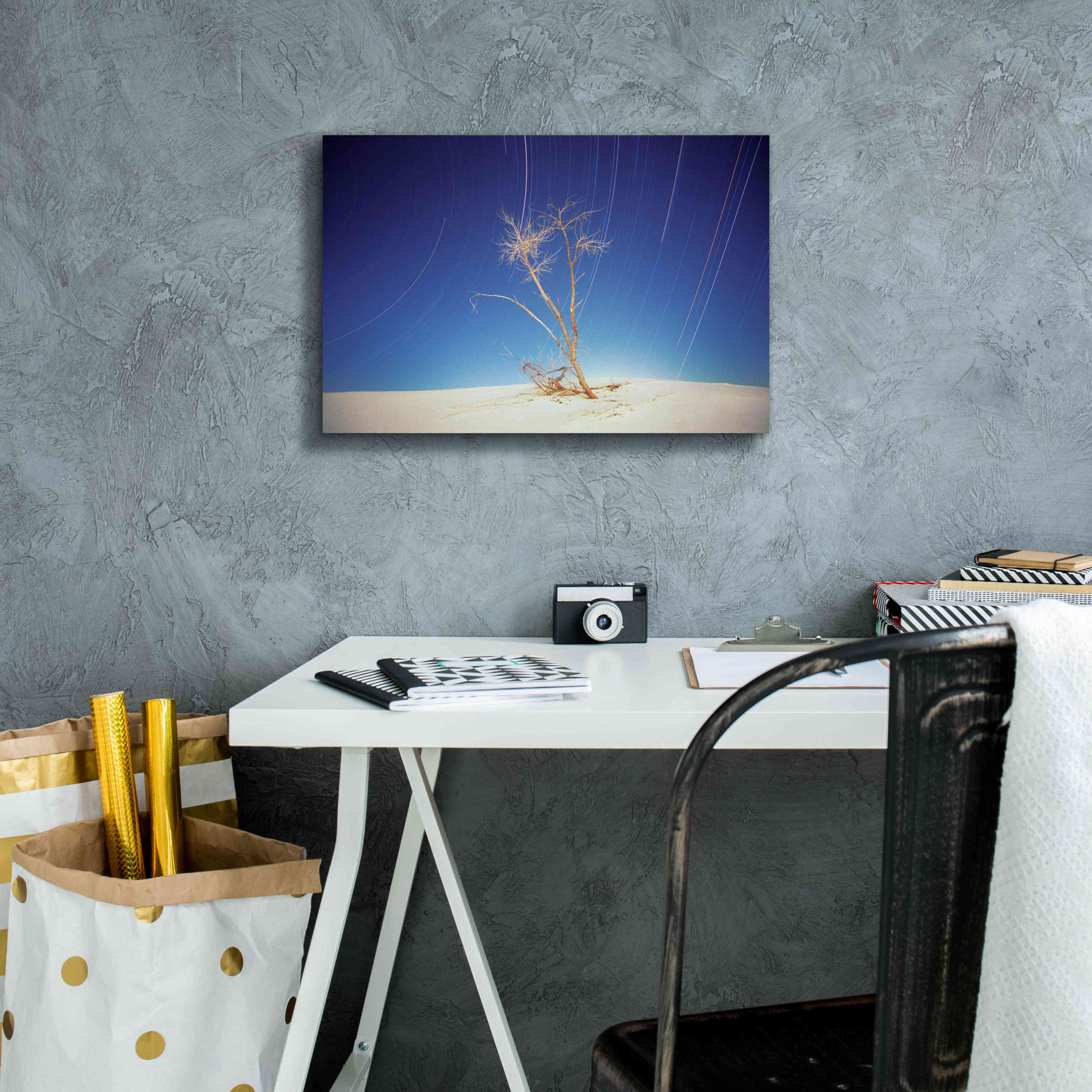 'Bright Cottonwood Drum Scan' by Thomas Haney, Giclee Canvas Wall Art,18 x 12