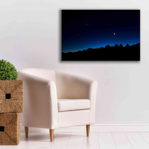 Image of 'Crescent Moon Zion' by Thomas Haney, Giclee Canvas Wall Art,40 x 26