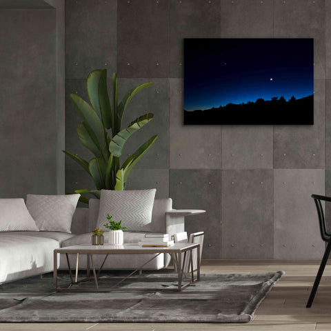 Image of 'Crescent Moon Zion' by Thomas Haney, Giclee Canvas Wall Art,60 x 40