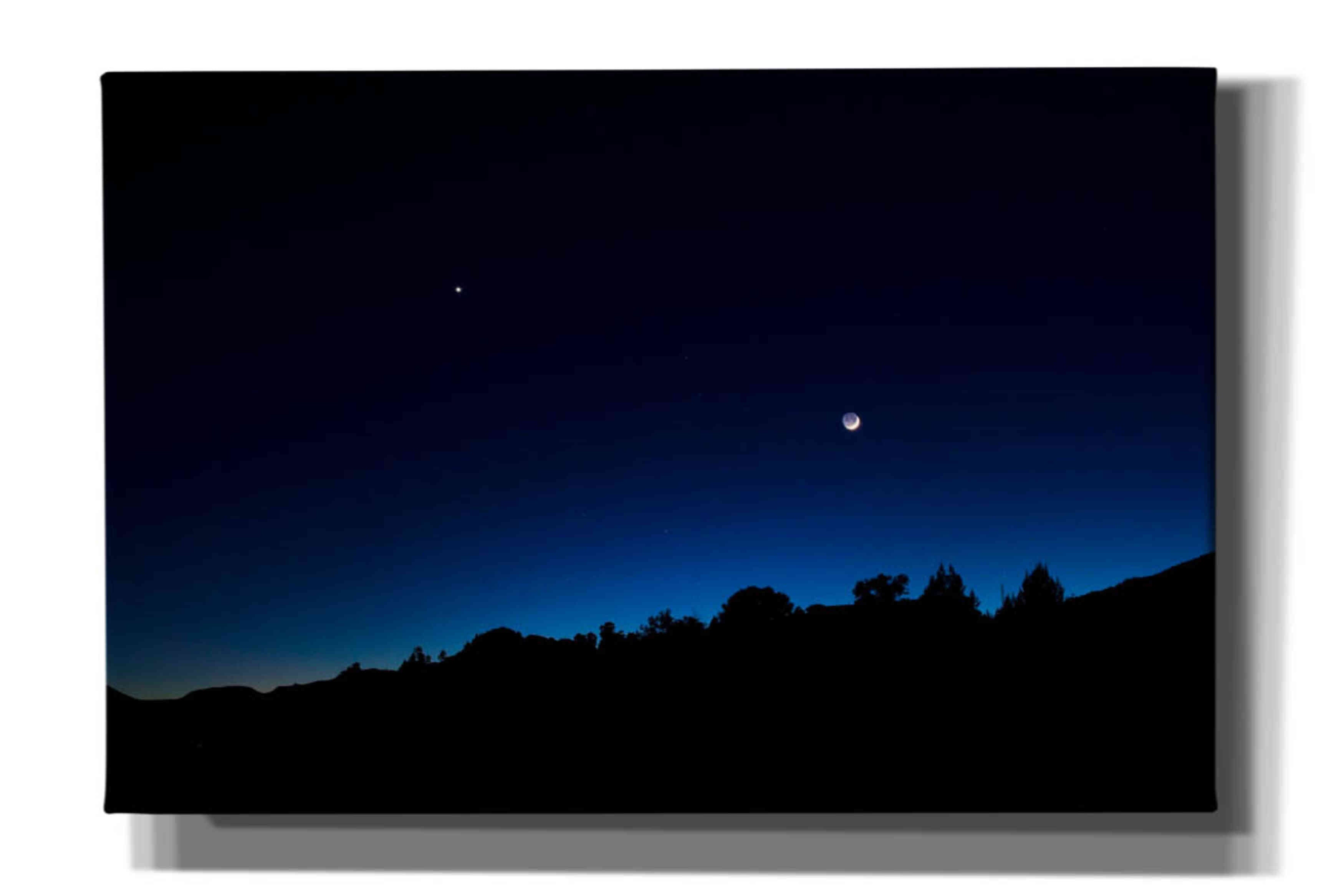 'Crescent Moon Zion' by Thomas Haney, Giclee Canvas Wall Art