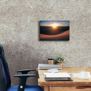 'Curved Dune Spot Removed' by Thomas Haney, Giclee Canvas Wall Art,18 x 12