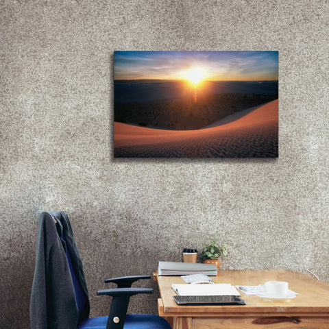 Image of 'Curved Dune Spot Removed' by Thomas Haney, Giclee Canvas Wall Art,40 x 26